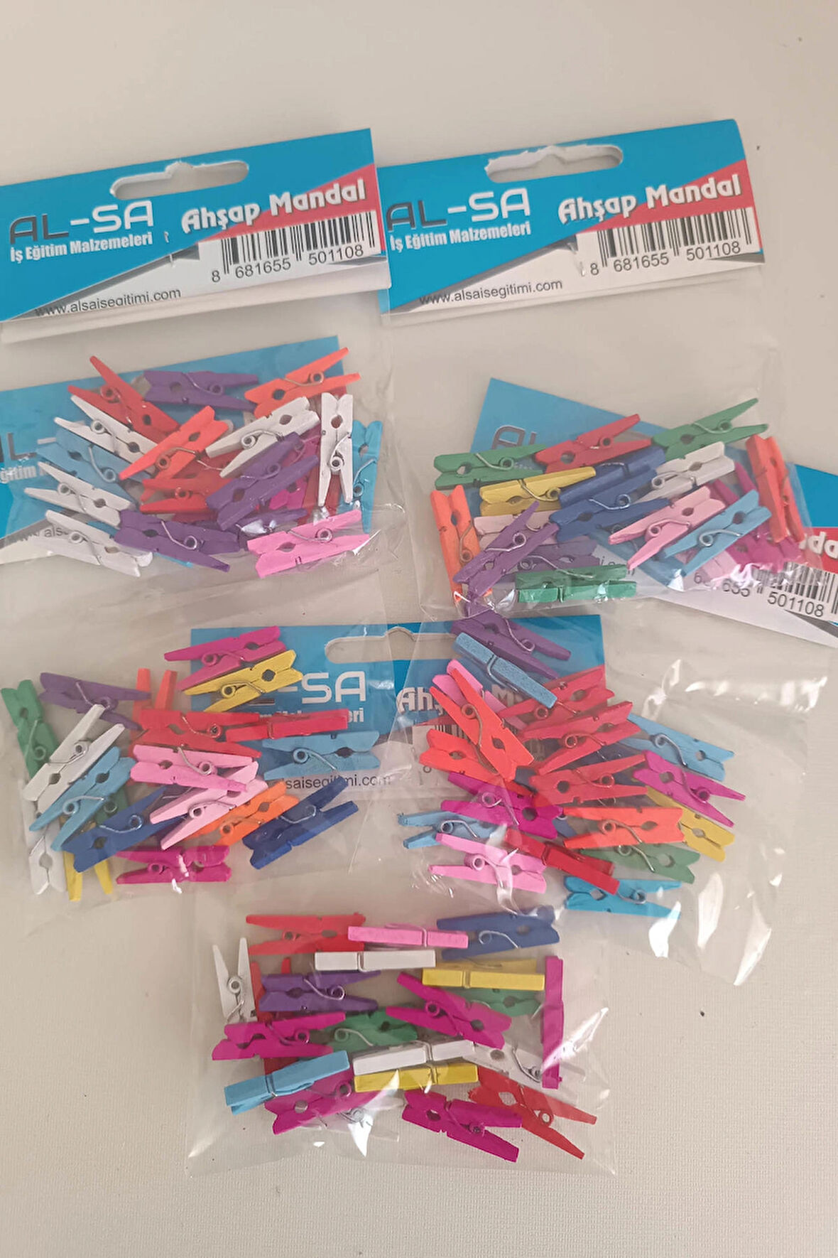 fotoğraf mandalları 20 li paket toplam 100 adet