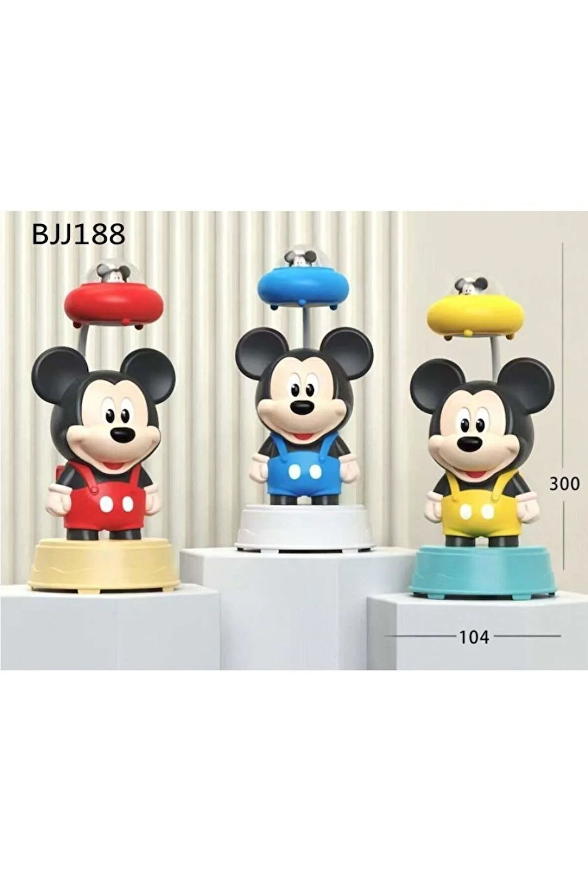 Mickey Şarjlı Masa Lambası