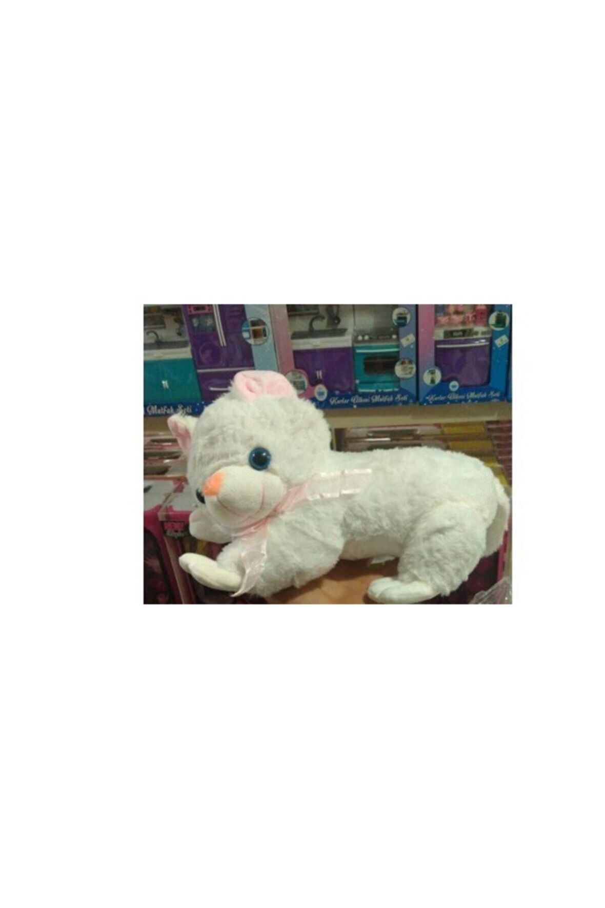Miyavlayan Sesli Kedi Peluş 35 Cm