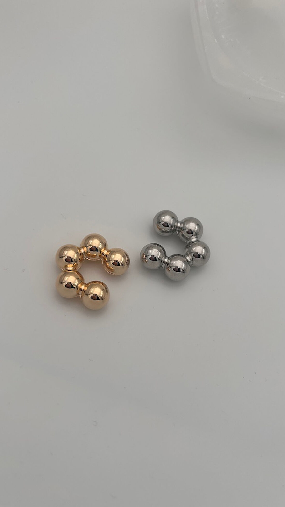 Earcuff kıkırdak küpe gold renk