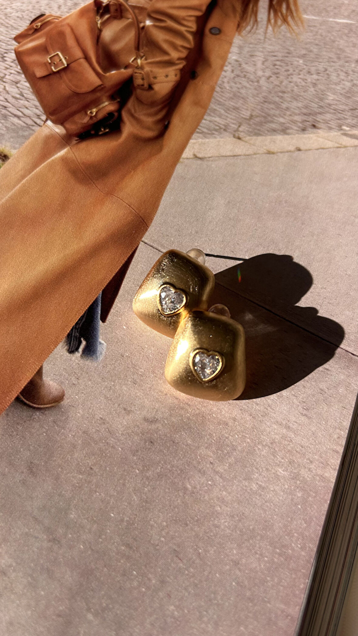 14 K kararmaz küpe gold renk