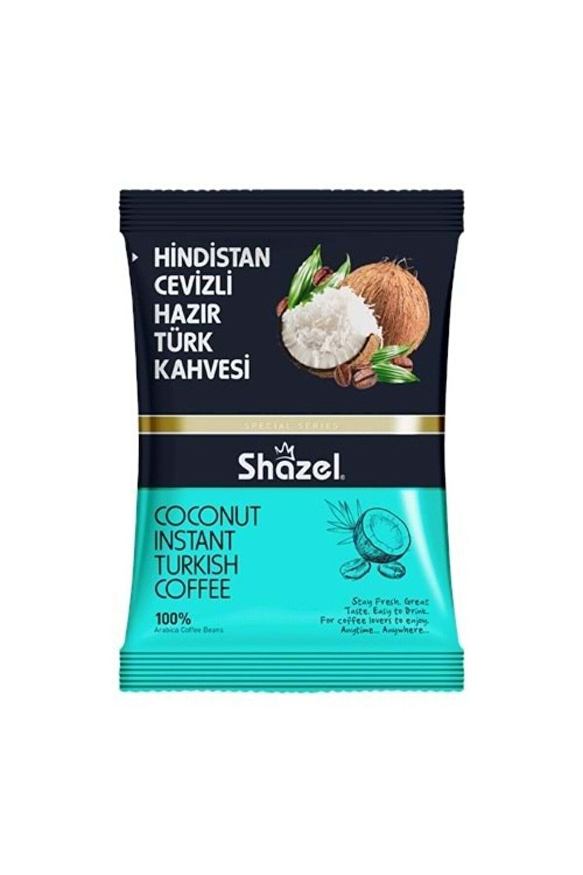 Shazel Hindistan Cevizi Hazır Türk Kahvesi 100 gr - 3037