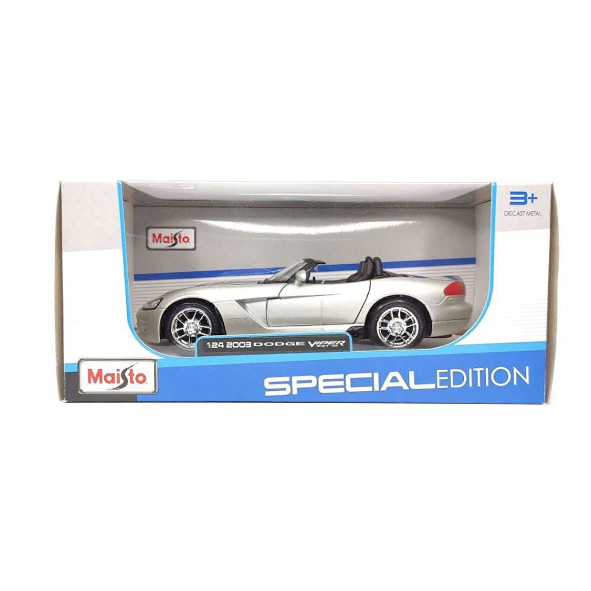 31232 Maisto Dodge Viper SRT-10 2003 1:24 Model Araba Gri