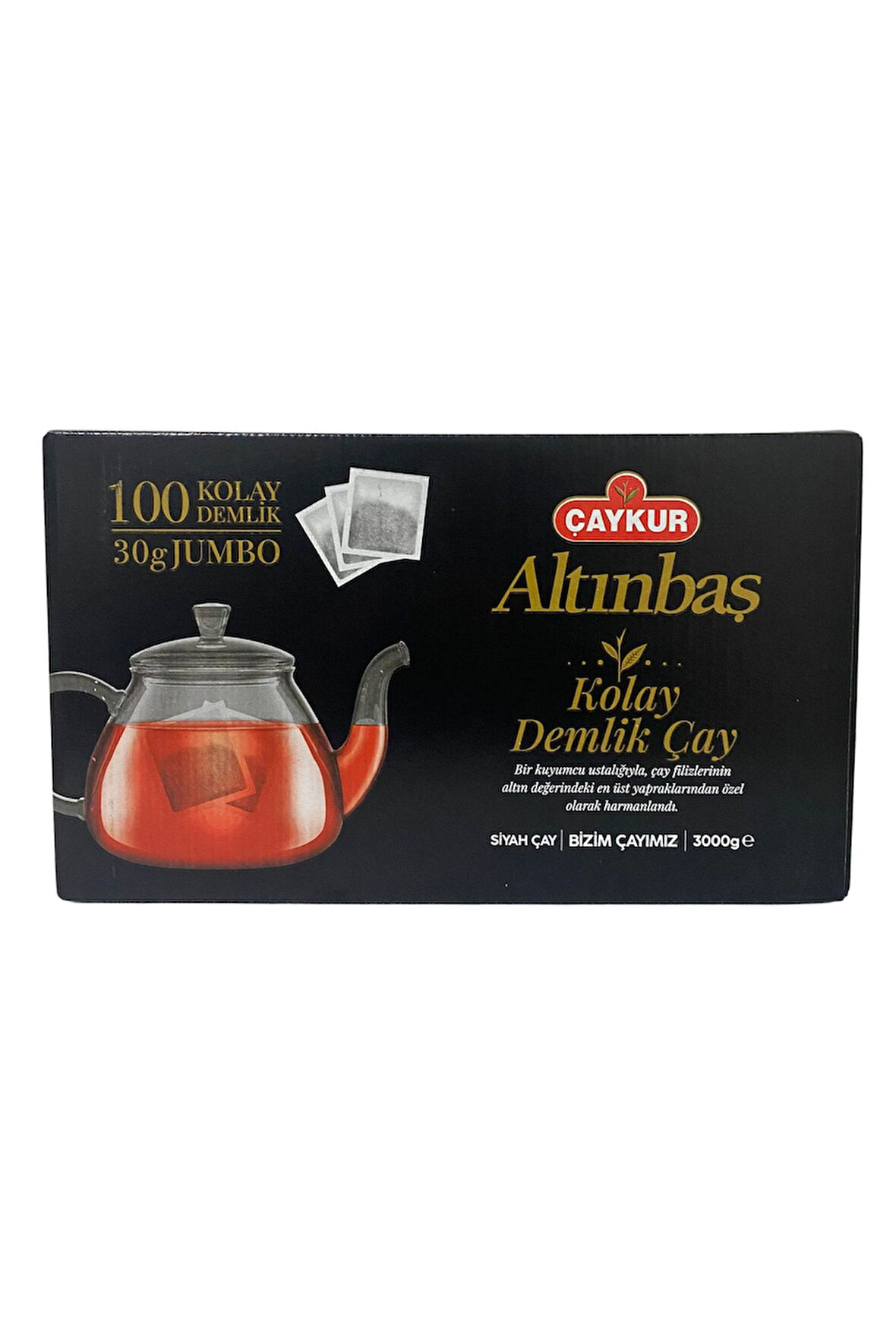 Çaykur Altınbaş Klasik Demlik Çay 30g x 100lü 3000 gr Jumbo