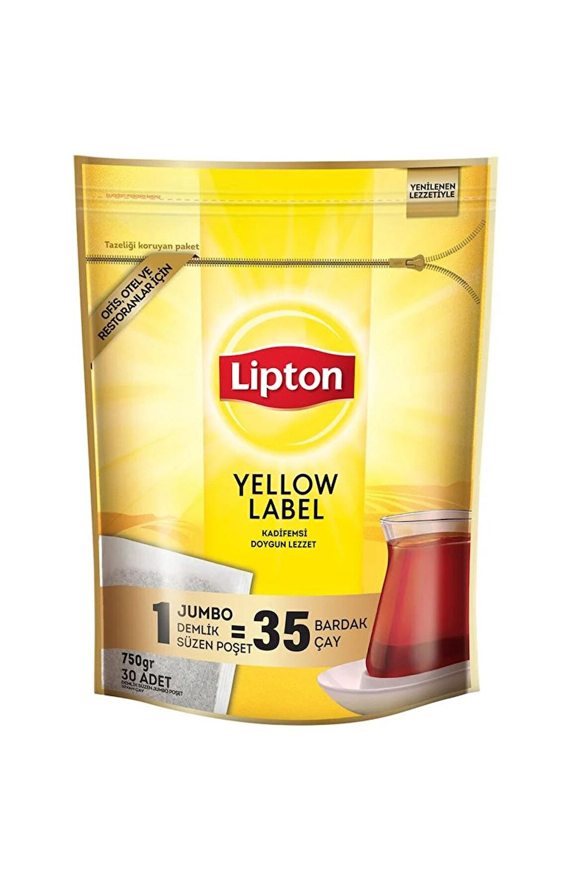 Lipton Yellow Label Jumbo Demlik Poşet Çay 30'lu x 25 gr