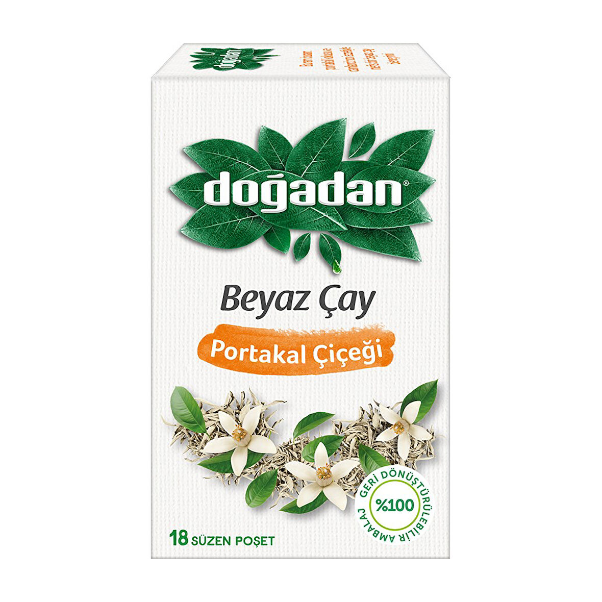 Doğadan Portakal Çiçeği Beyaz Çay 18’li