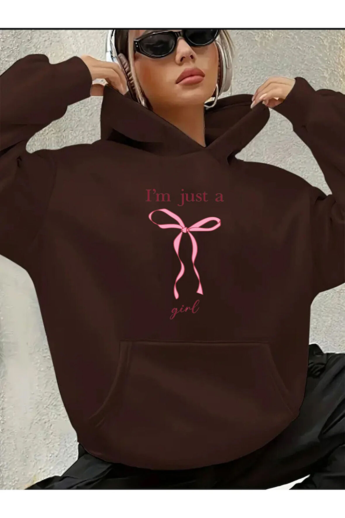 I'm Just Gırl Detaylı Sweatshirt