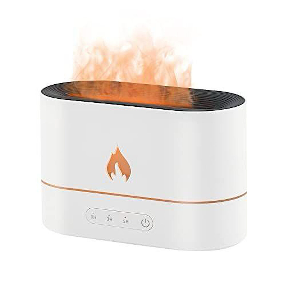 Ultrasonik Hava Nemlendirici Buhar Makinesi Alev Simülasyonlu 250Ml Aroma Difüzörü