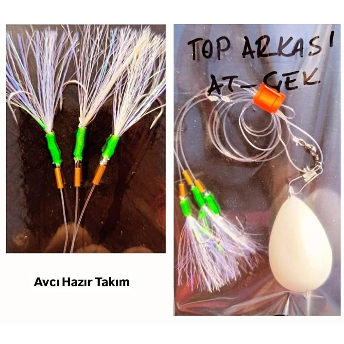 At-Çek Top Arkası 3' lü Çapari ( Palamut-Çinekop-Levrek-Tırsi-Zargana-Tral-Sarıkanat-Lüfer )