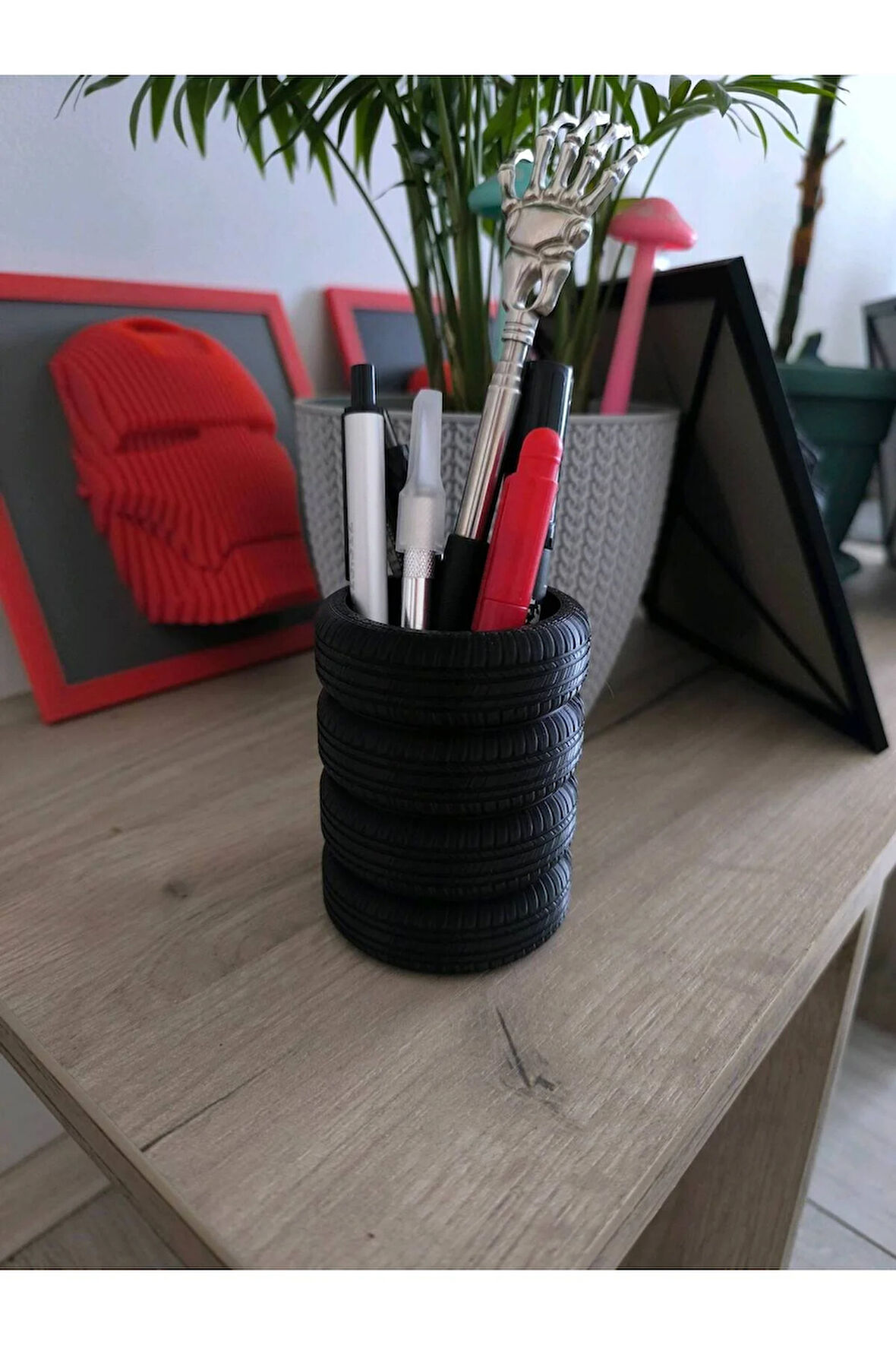 Araba Lastiği Kalemlik