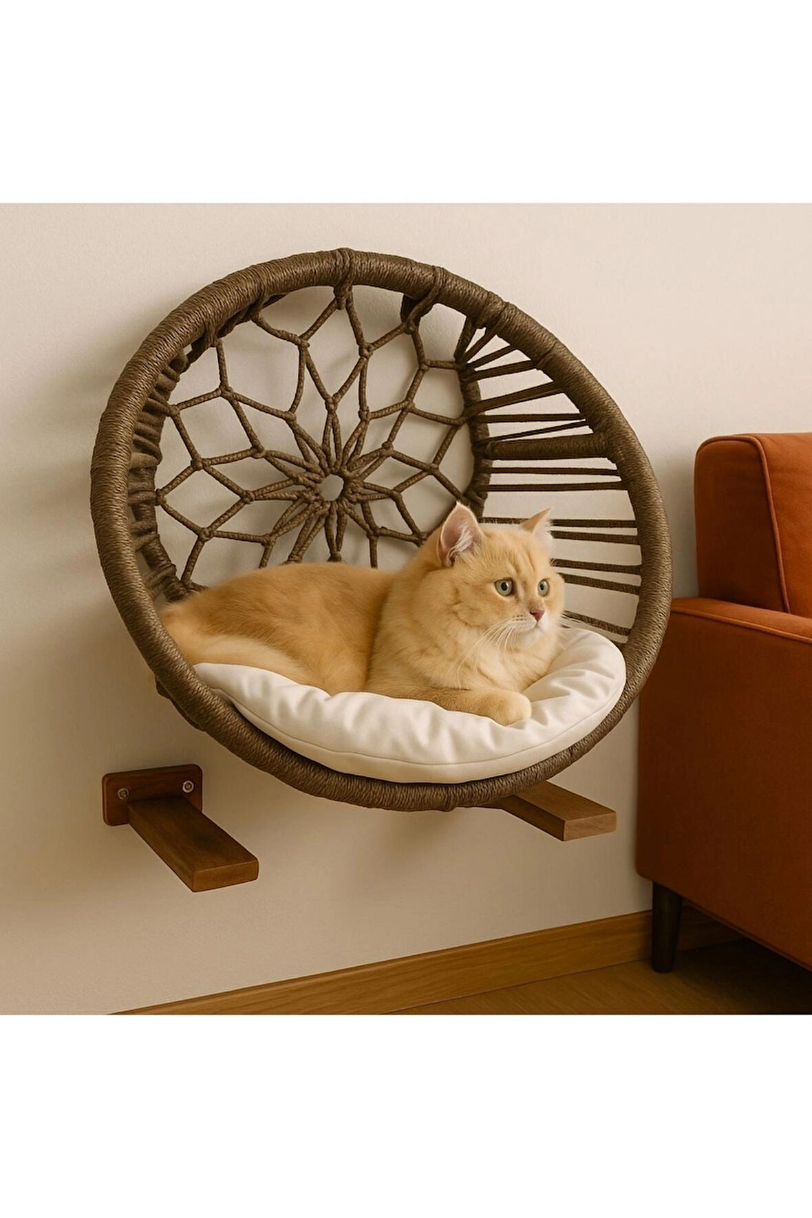 Hilal Kedi Köpek Kalorifer Askılı Yatak