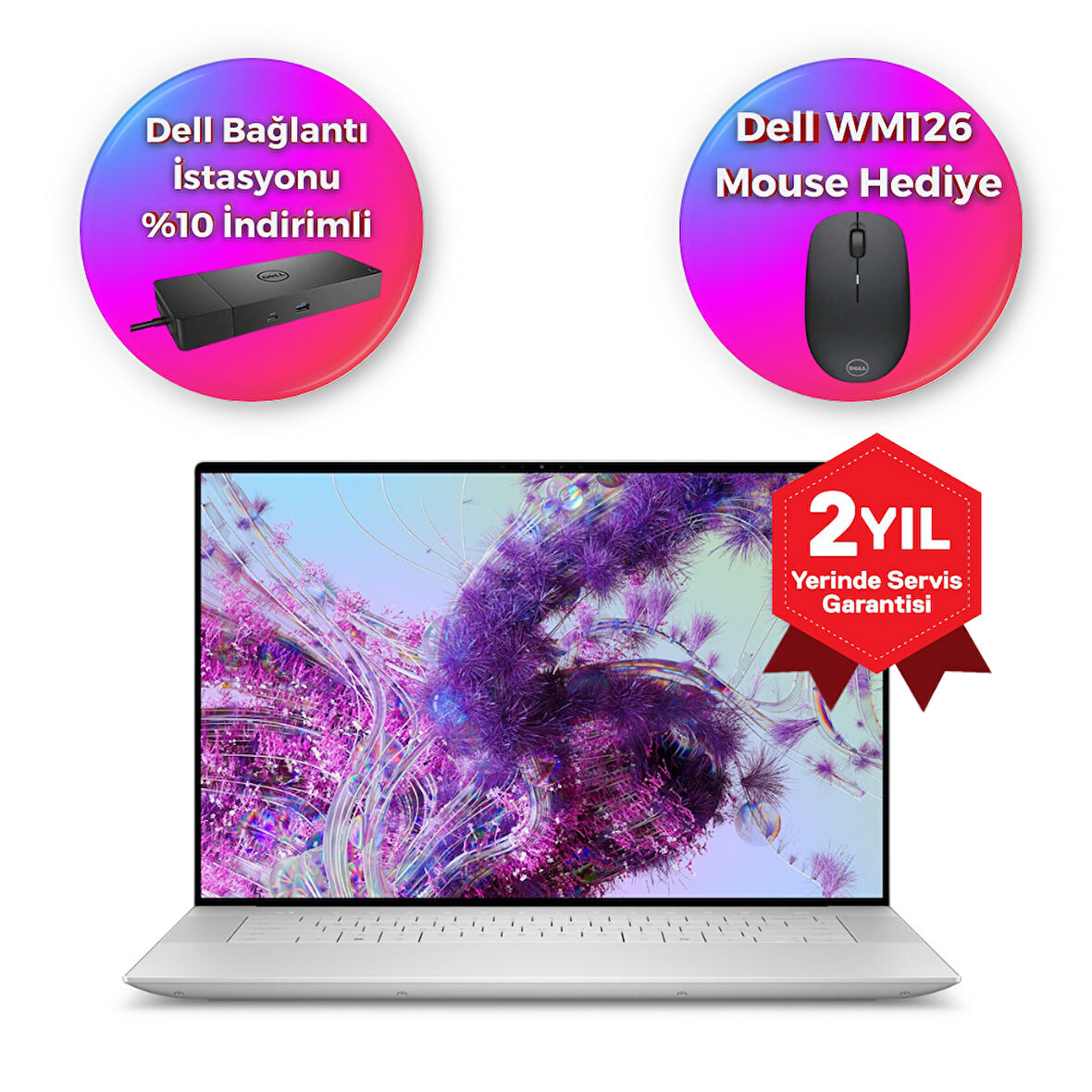 Dell XPS 16 9640 Ultra 7 155H 32GB 2TB SSD 8GB RTX4060 16.3 FHD+ Windows 11 Pro XPS9640U7F321WP-2TB