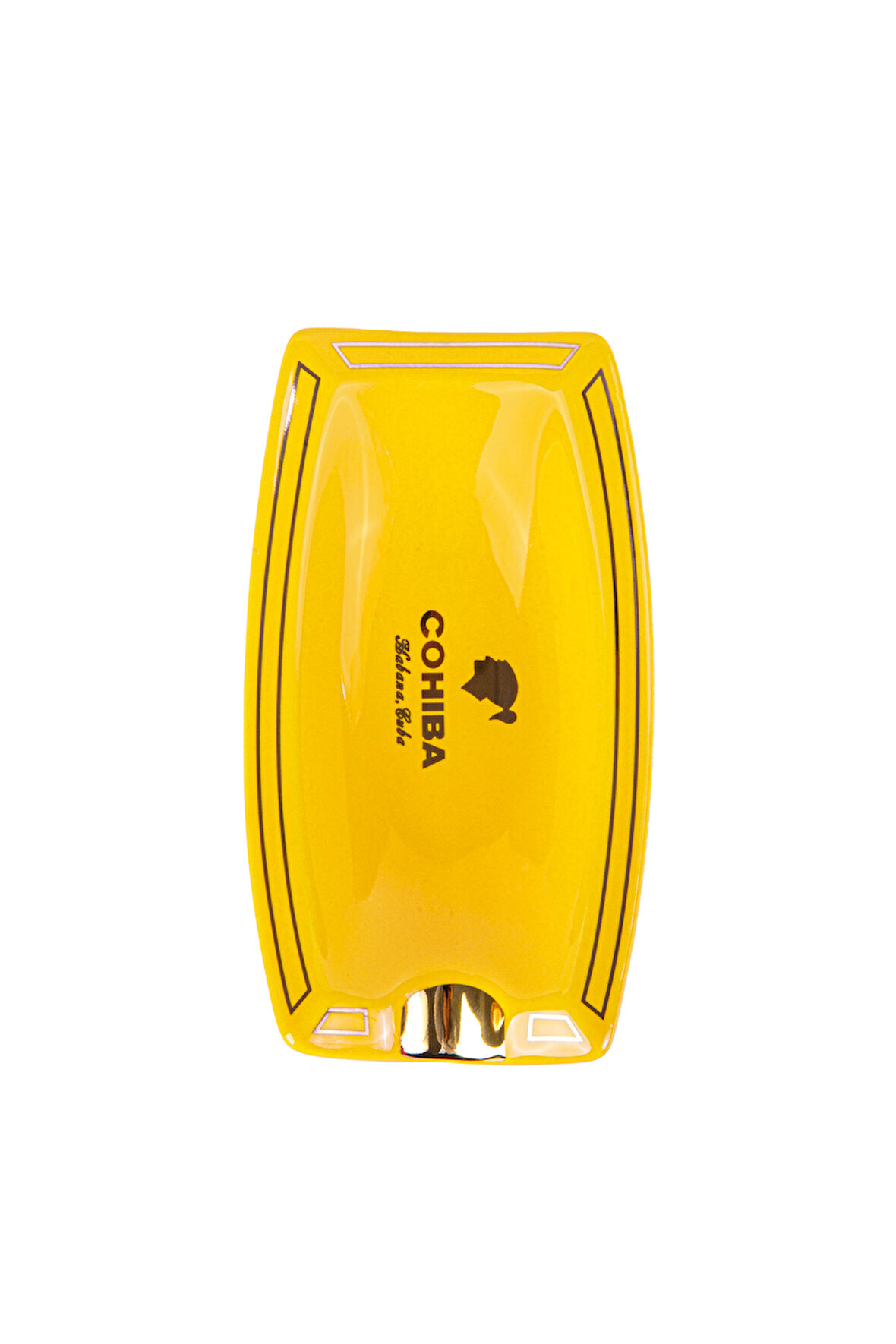 Cohiba Tekli Sarı Porselen Puro Küllüğü