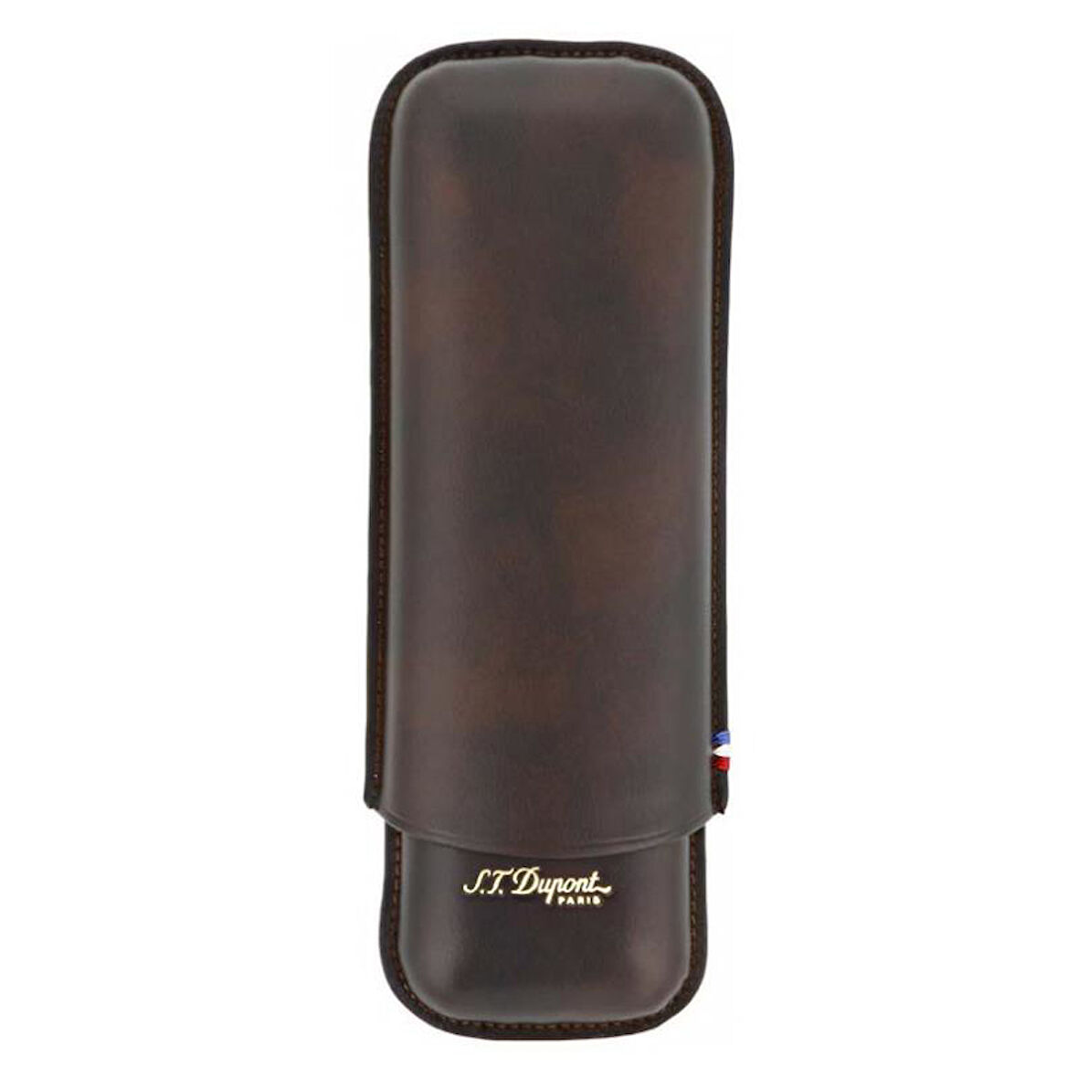 S.T. Dupont Kahverengi Deri 2'li Puro Kılıfı 183141