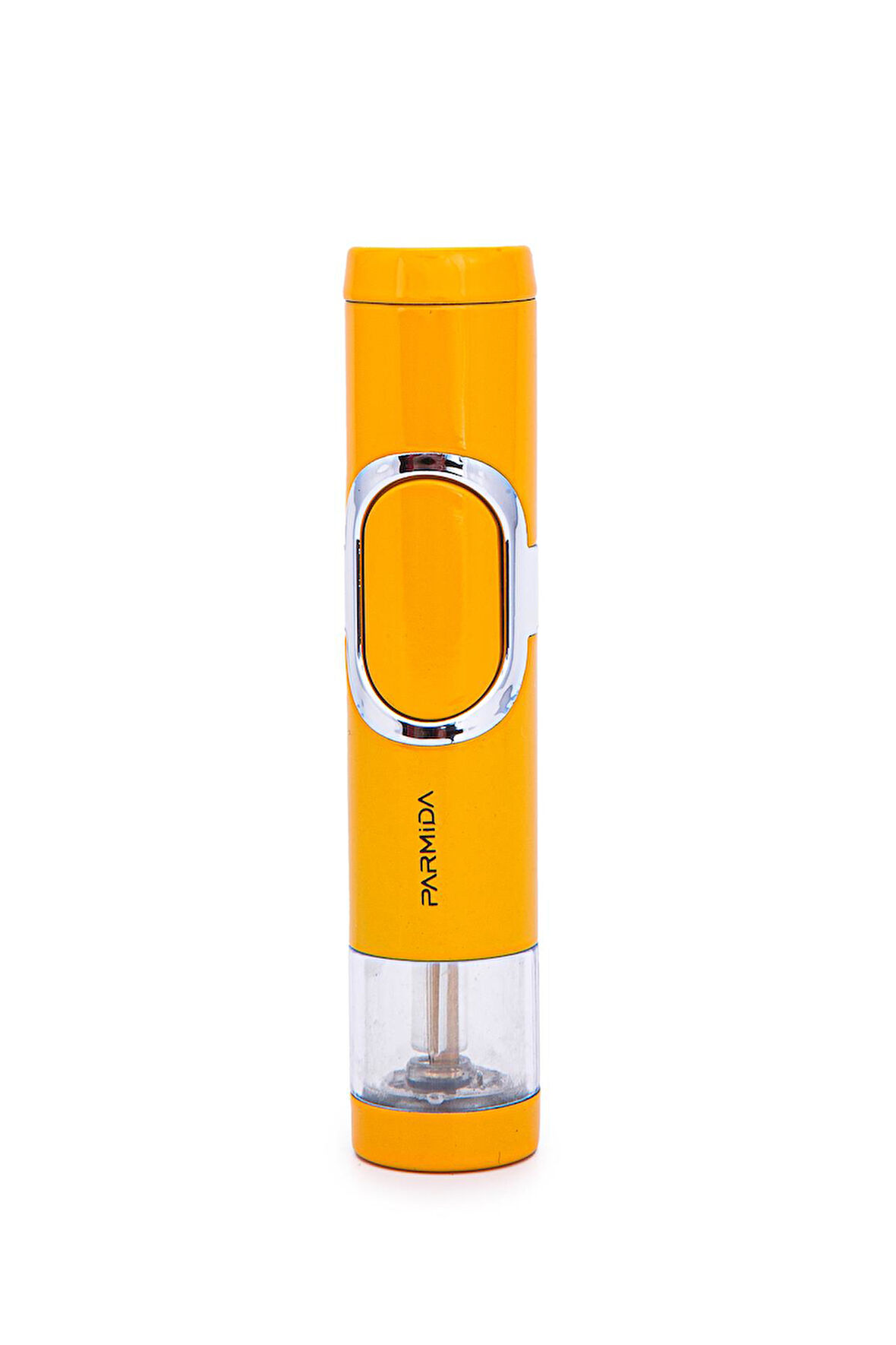 Parmida Tek Torch Pürmüz Sarı Metal Puro Çakmağı
