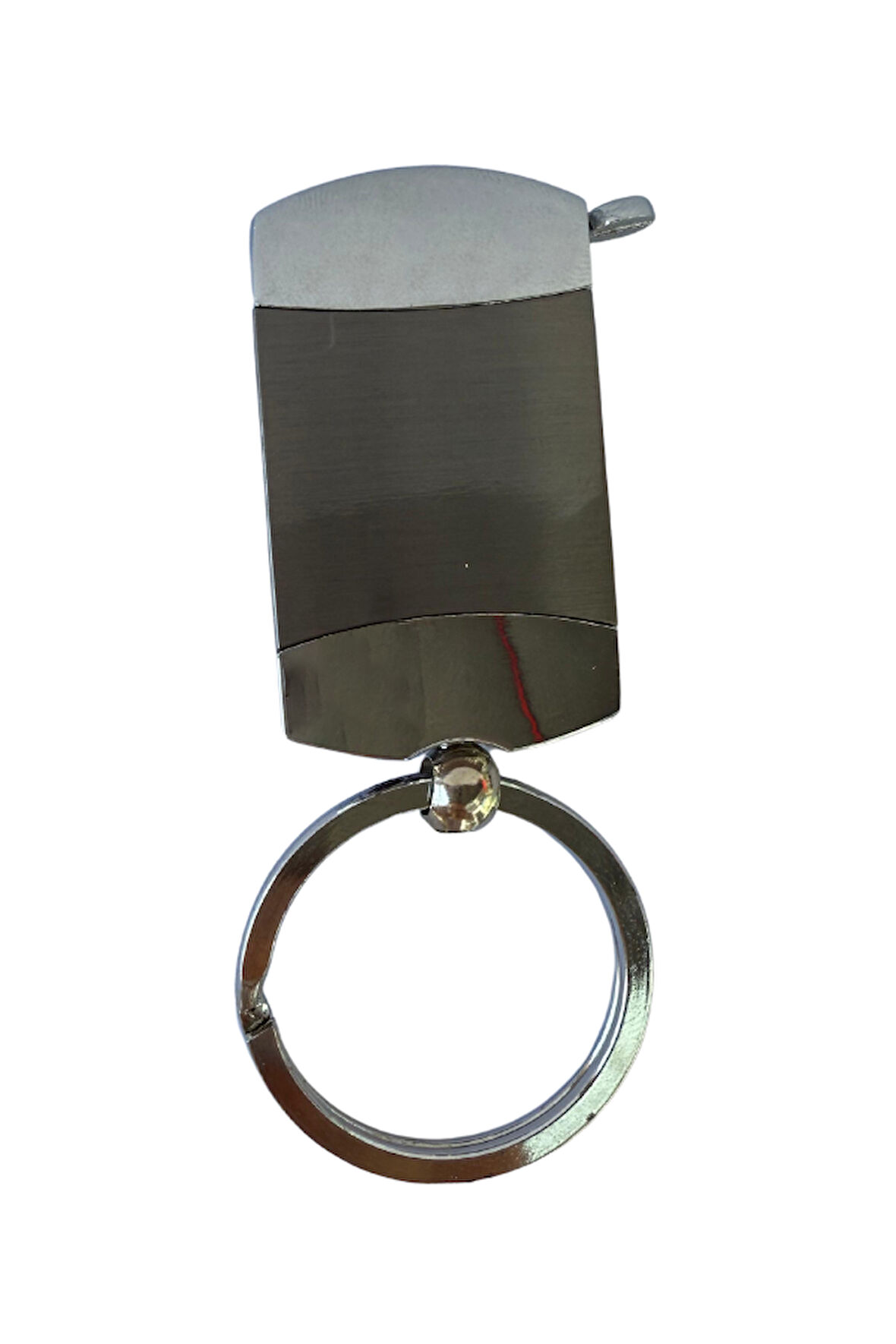 PremiumQuality Gunmetal Gümüş Metal Soft Flame Çakmak