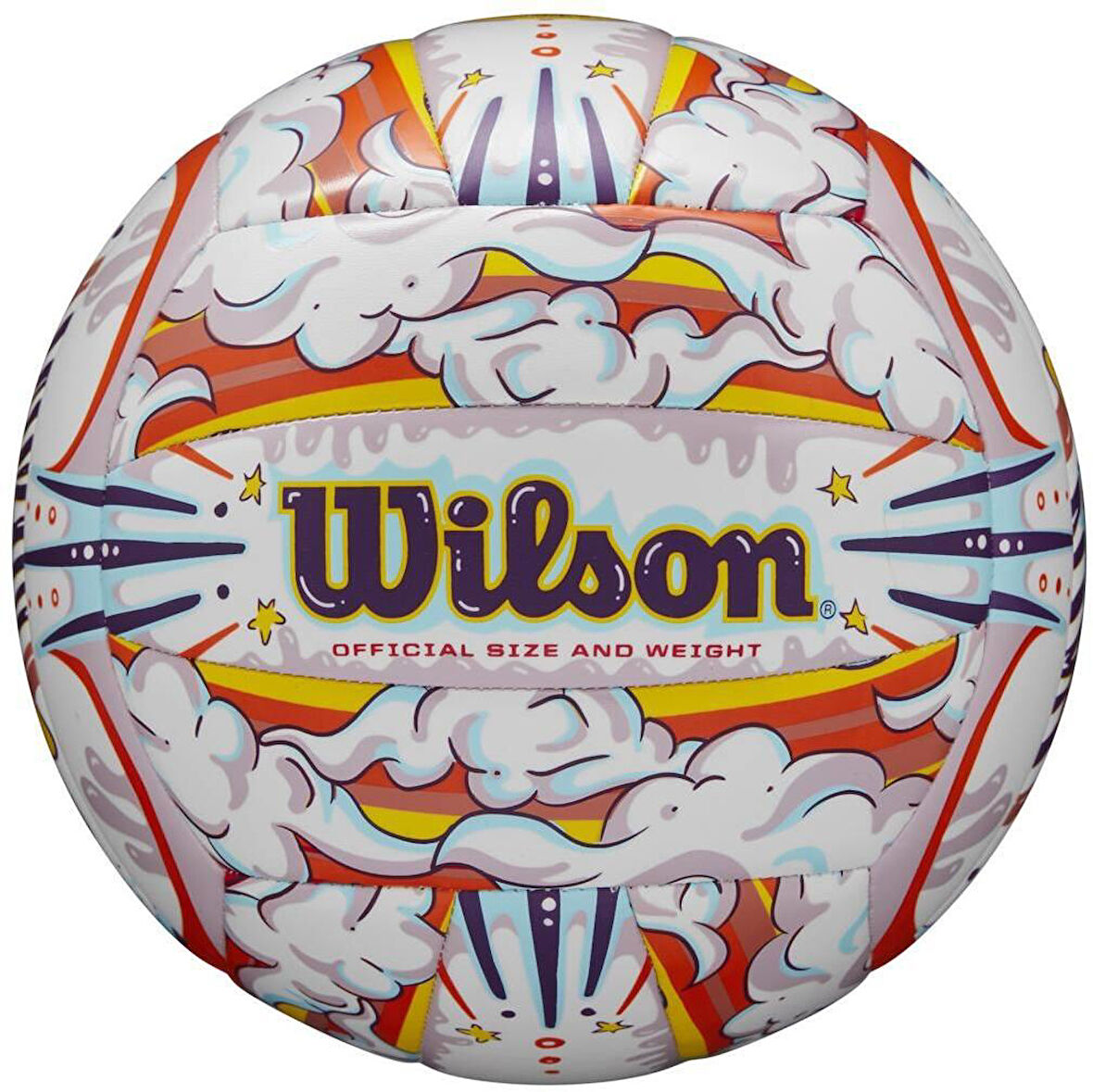 Wilson Plaj Voleybol Topu Graffiti Peace VB White/Orange OF WV4006901XBOF