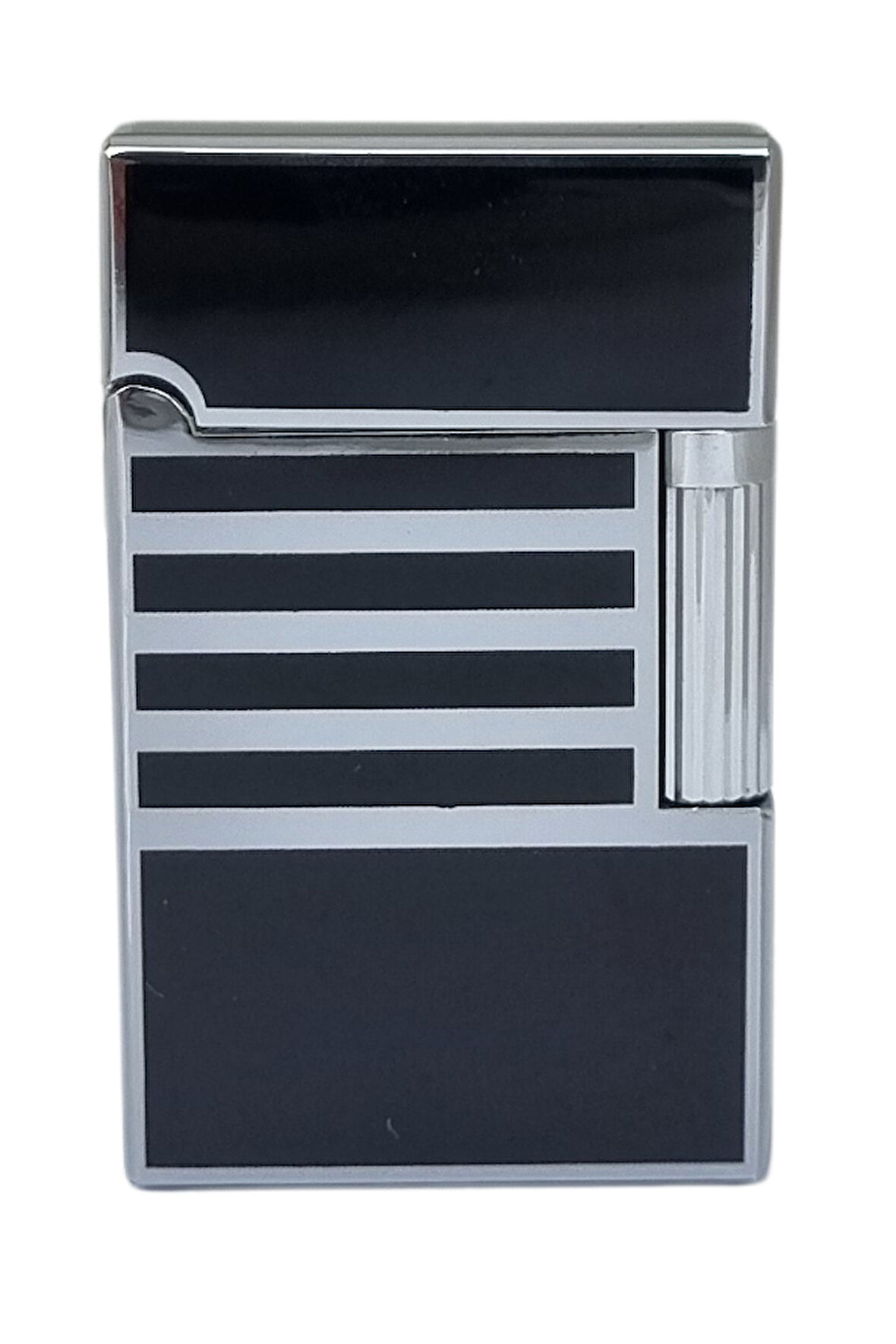 Vindiesel Soft Flame Siyah-Gümüş Desenli Çakmak