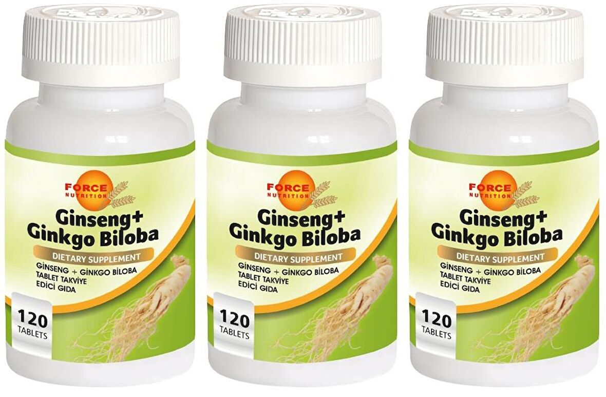 Ginseng Ginkgo Biloba 3x120 Tablet