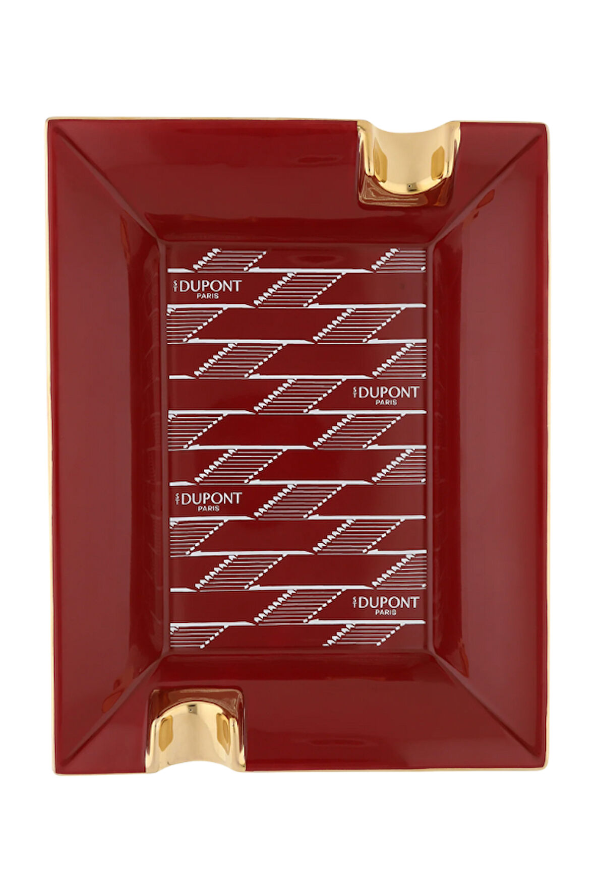 S.T. Dupont Monogram Kırmızı İkili Puro Küllüğü 6478