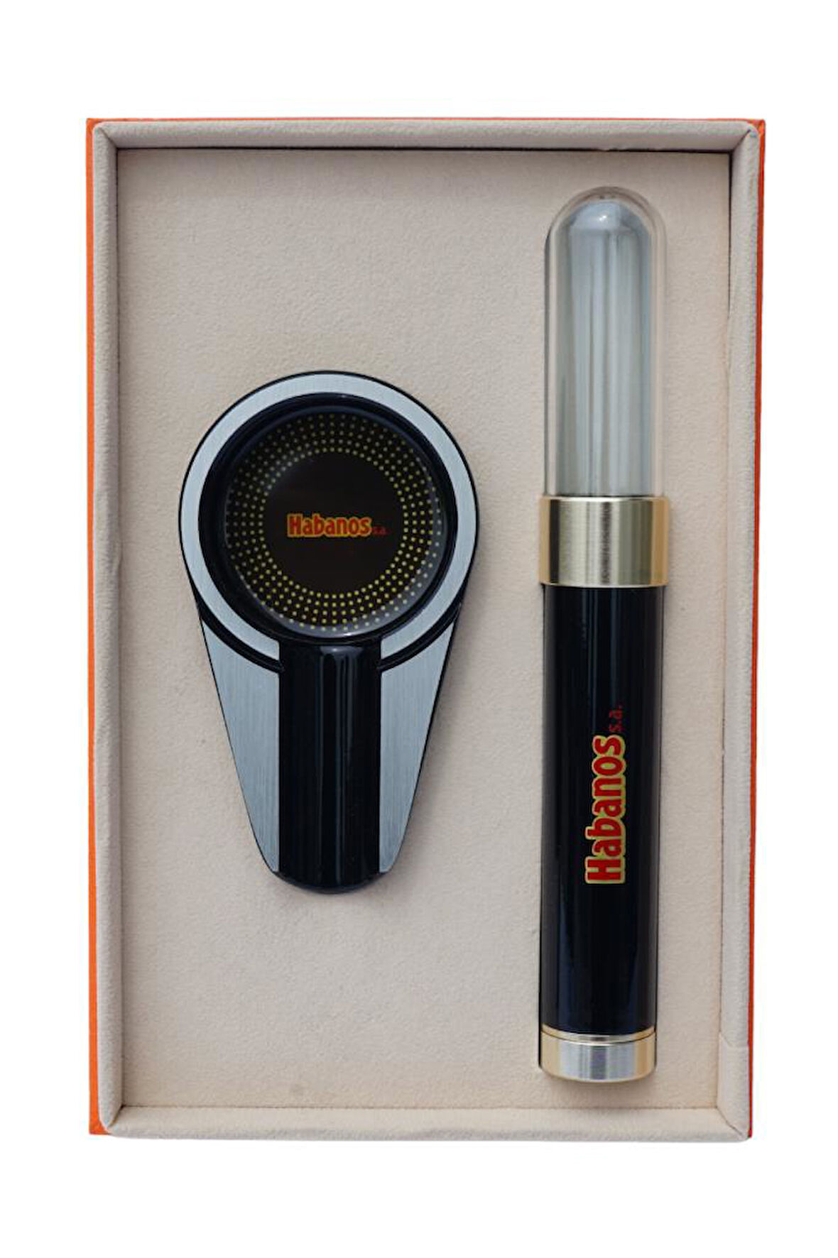 Habanos Küllük Tekli Puro Tüpü İkili Set