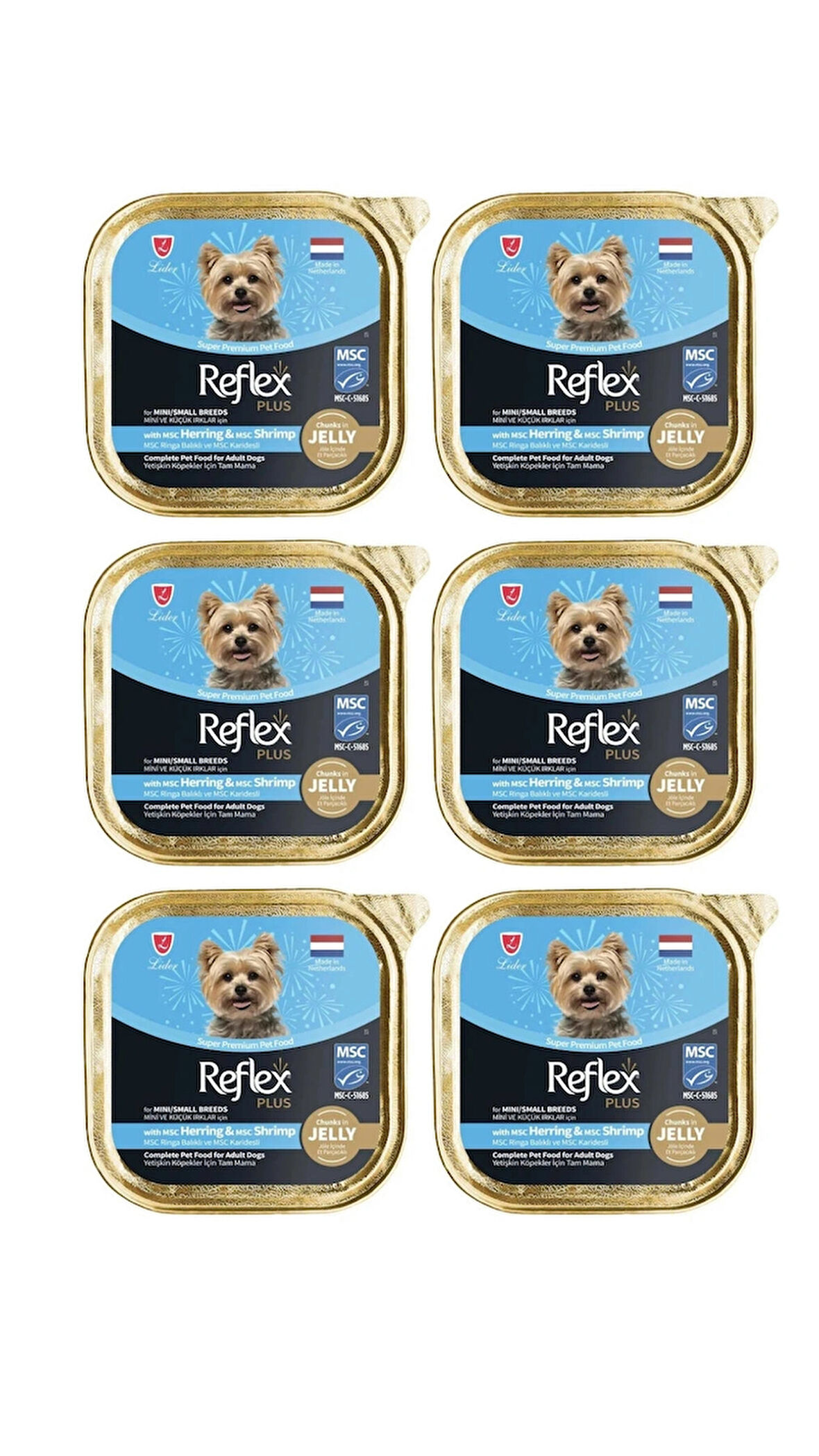 Reflex Plus Dana Etli Mini ve Küçük Irk Yetişkin Köpek Konservesi 85 Gr