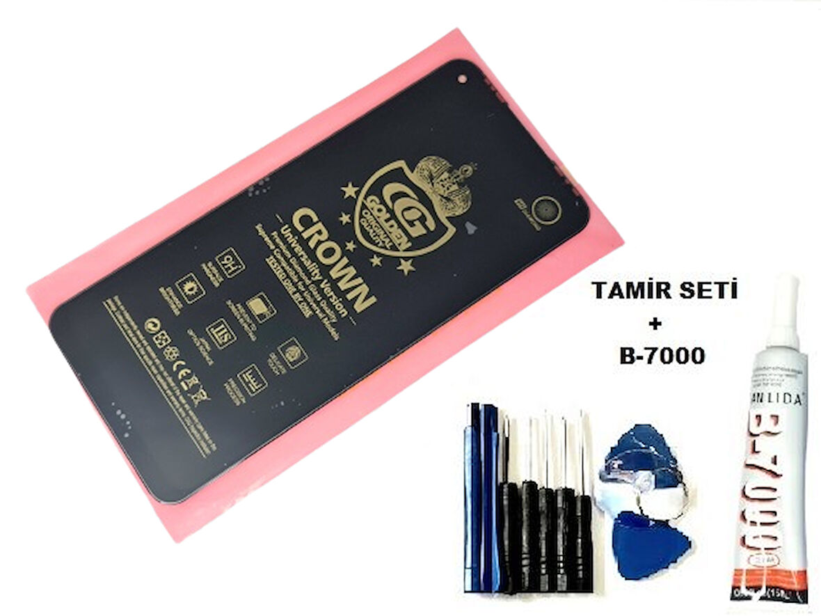 Tecno Pova LD7 Lcd Ekran Dokunmatik ORJİNAL Orijinal + B-7000Tamir Seti