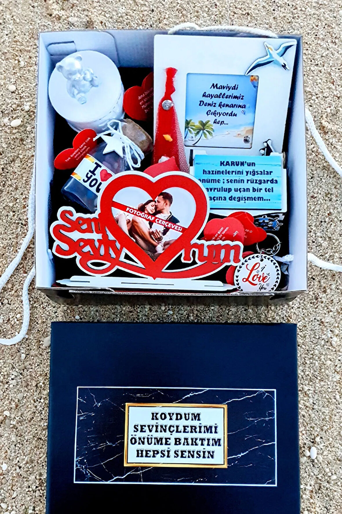 Sevgiliye Sürpriz Amaçlı Ara Hediye Seti Sevgiliye Doğum Günü Hediyesi 1dark6box9