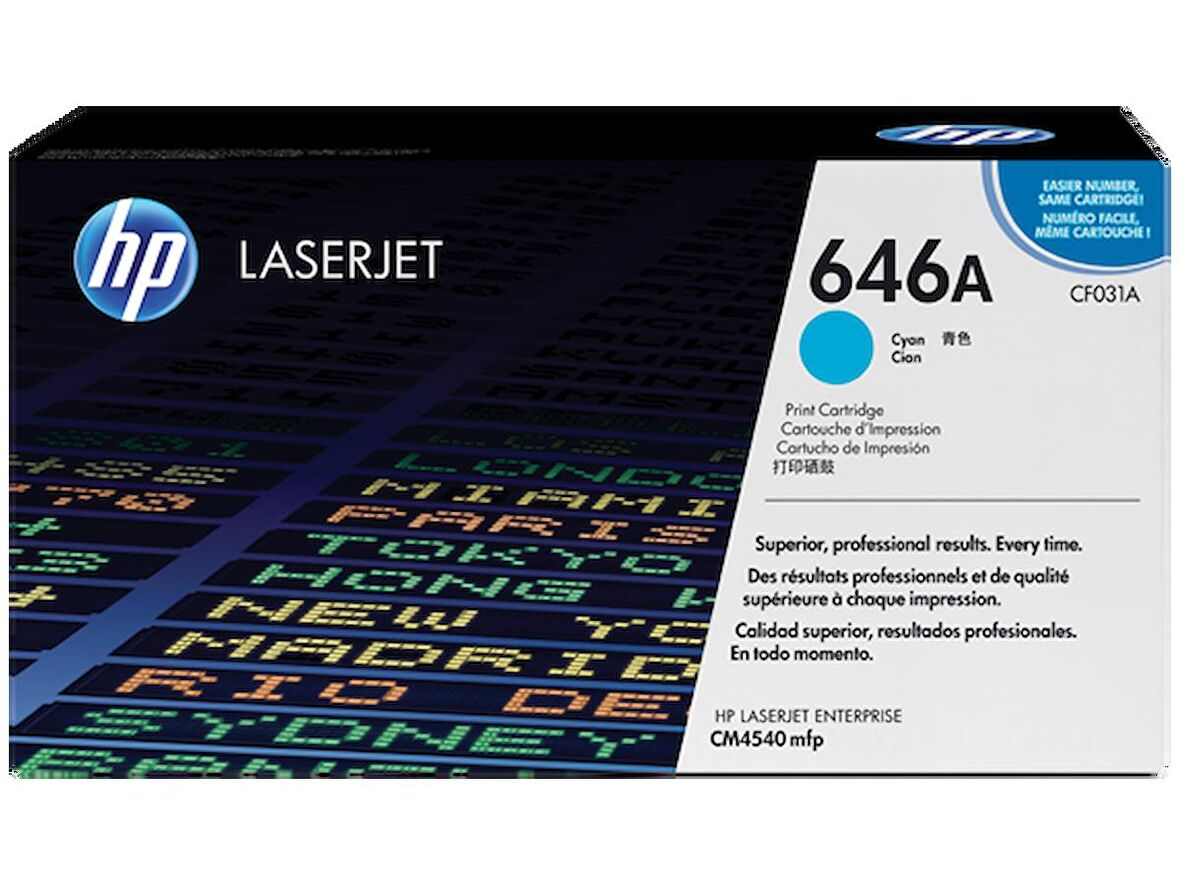 Hp 646A Cf031A Mavi Toner