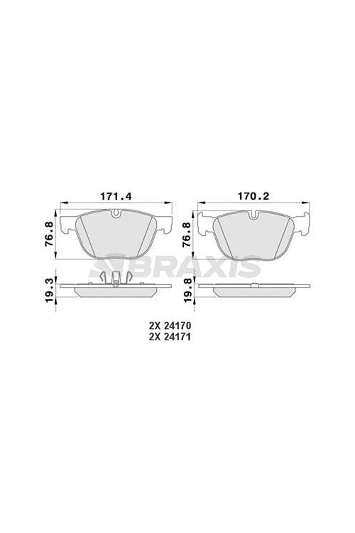 Fren Balatası On Bmw E70 E71 F15 F85 F16 F86