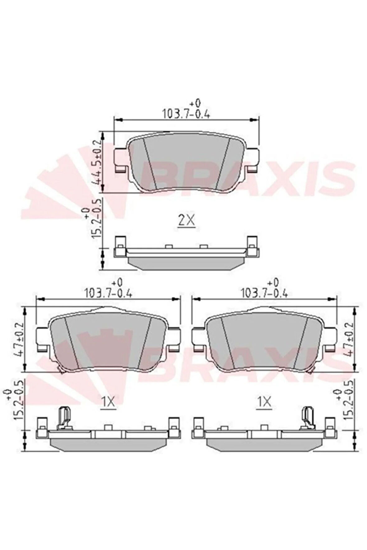 Fren Balatası Arka Qashqaı 13> Kadjar 15>