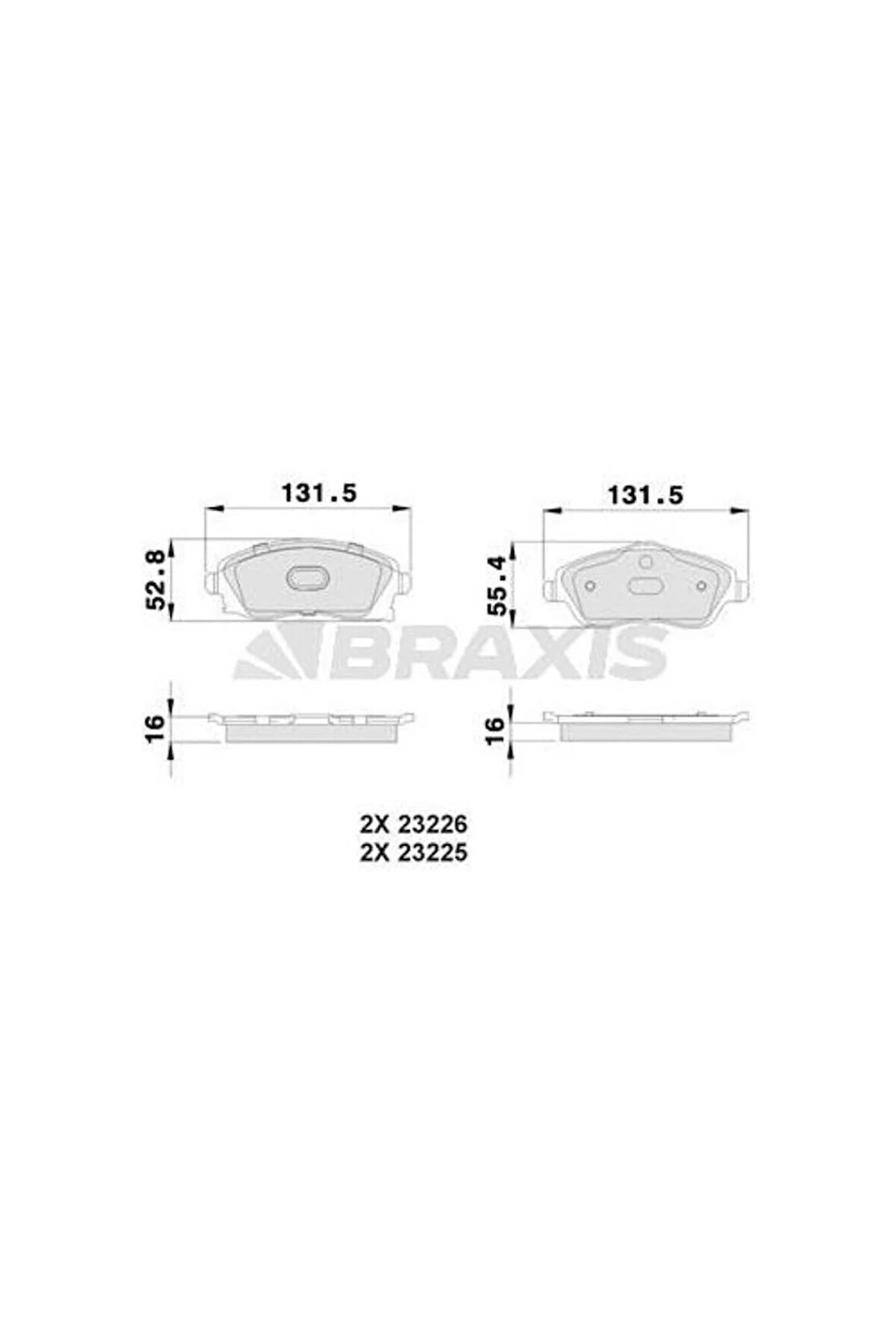 Ön Fren Balatası Combo C Corsa C 1.3 1.7 Cdtı 01=> Merıva 03=> Tıgra 04=>