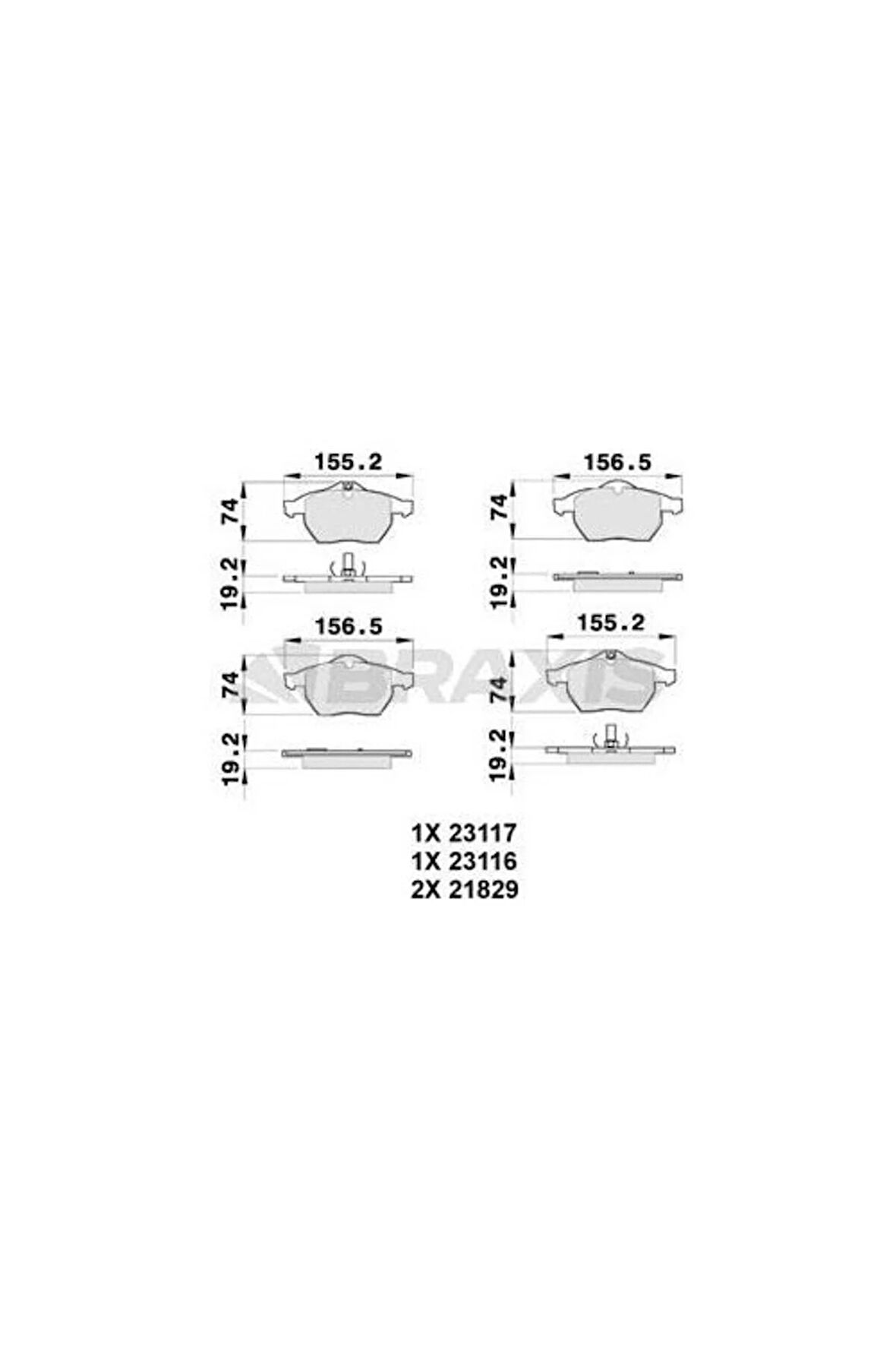 Ön Fren Balatası Astra G Corsa C Zafıra B