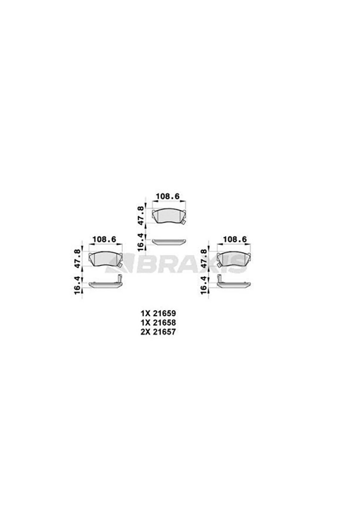 Ön Fren Balatası Sunny (N14) 1.4I 16V