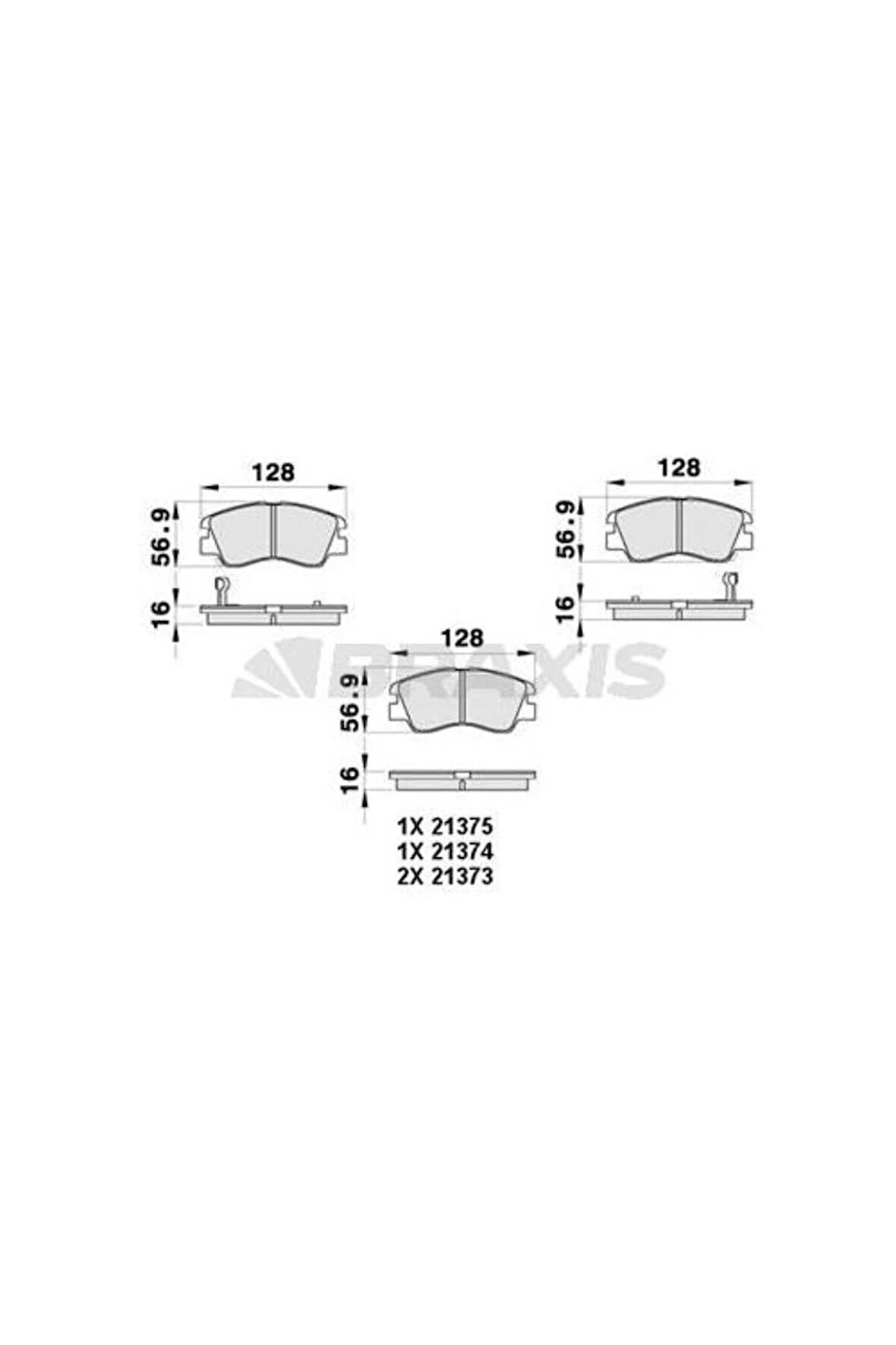Ön Fren Balatası L300 1990 2008 L200 1986 1997