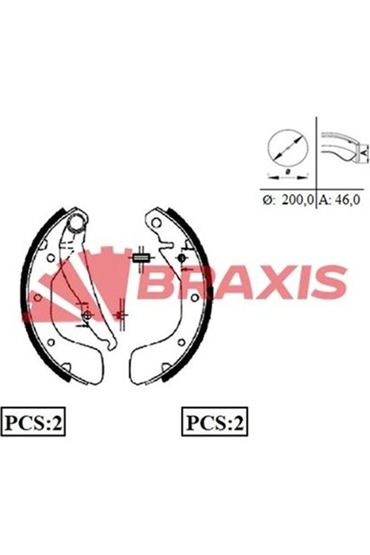 Arka Fren Balatası Pabuc Kalın Tıp Vectra A Astra F Corsa C