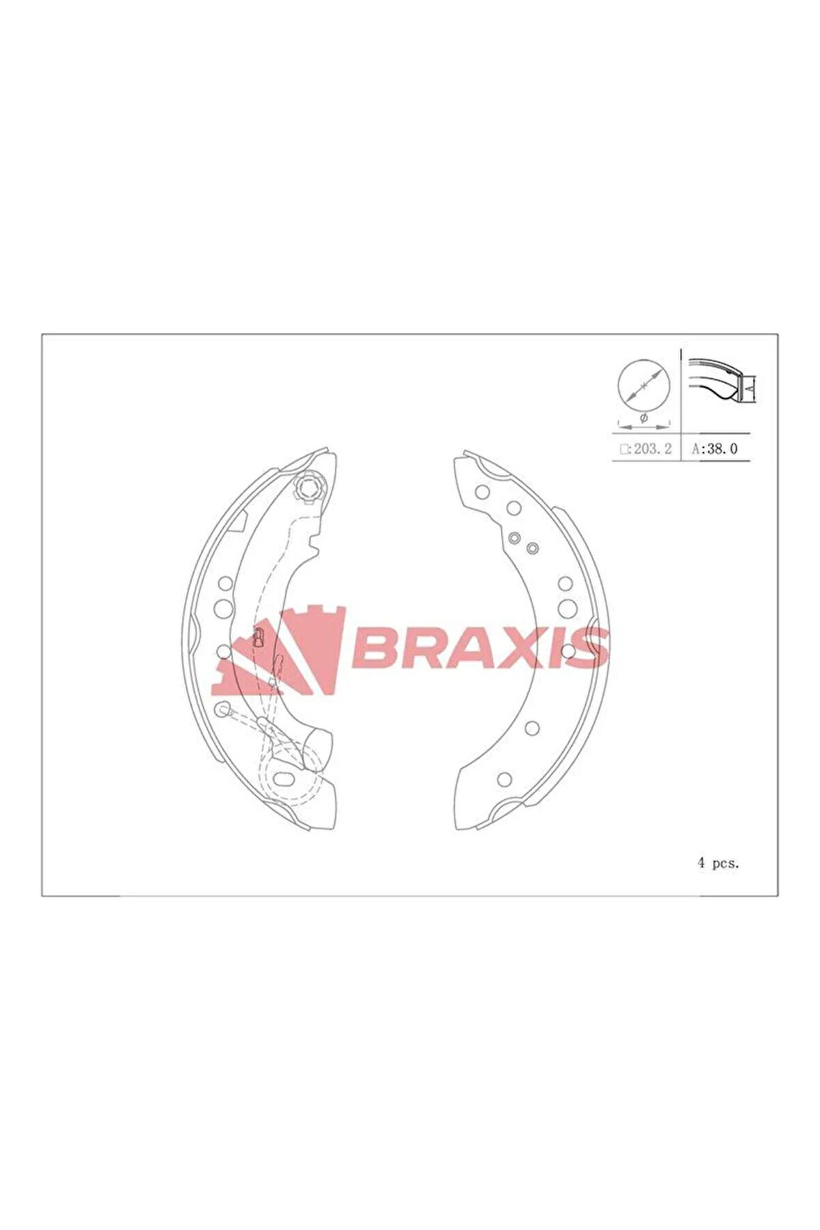 Fren Balatası Arka Kampana Clıo Iı 01 Clıo Iv 12 / Logan 04 Sandero 12 / 1007 05 / C2 02 C