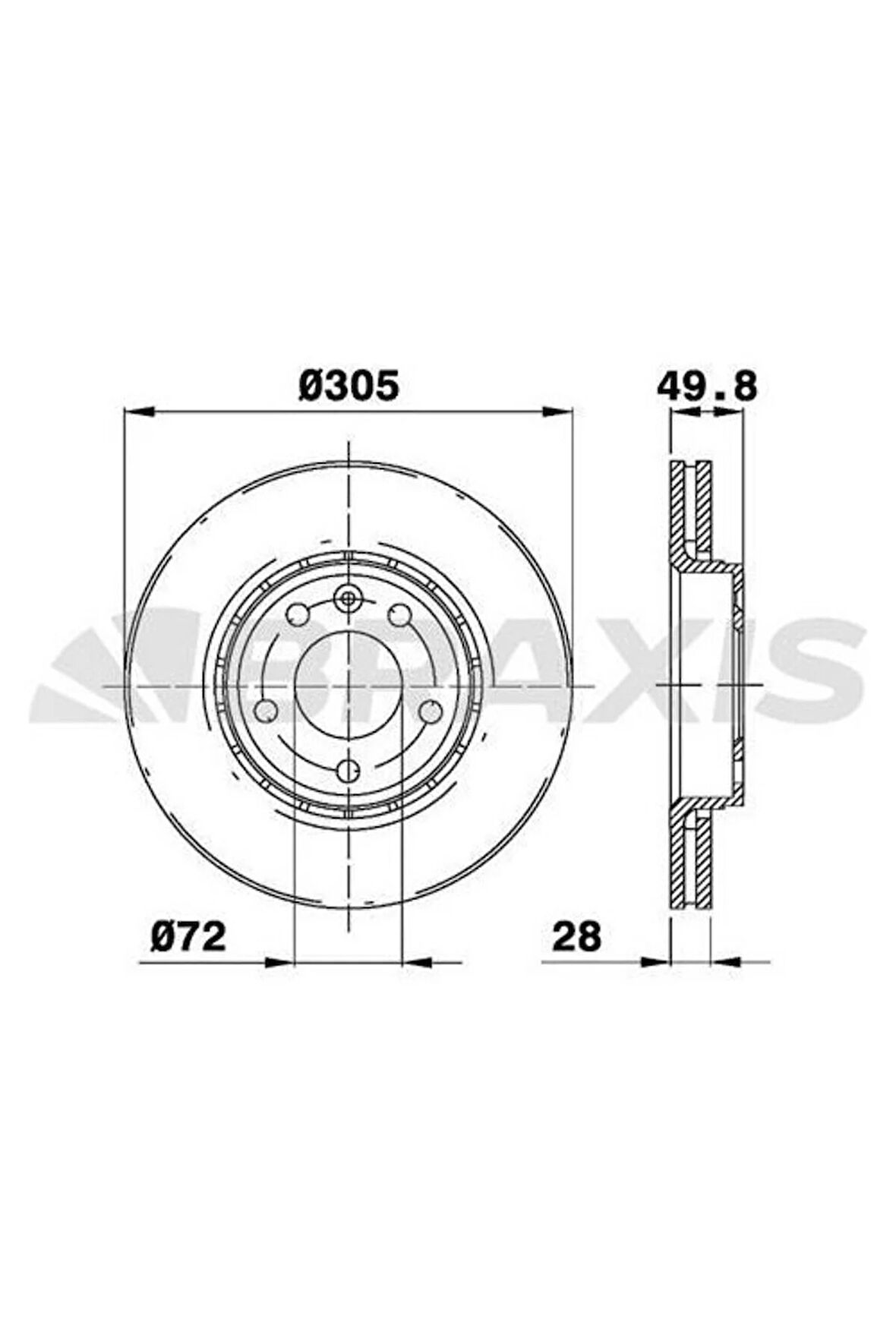 Fren Diski Ön Havalı Trafıc Iı Vıvaro 1.9dcı / 2.0dcı (5 Bıjon)