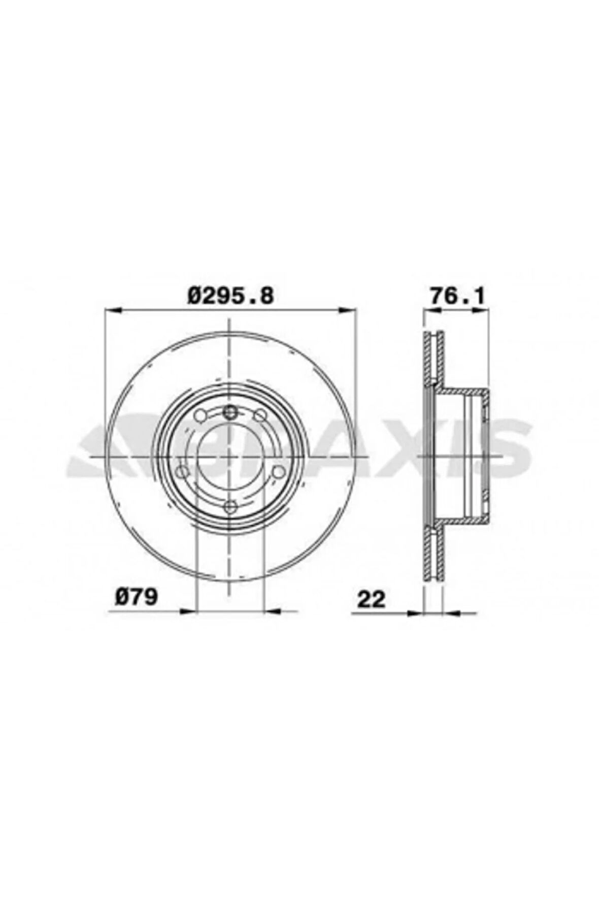 Bmw Fren Diski On Bmw E39 96>03 - Ad0184