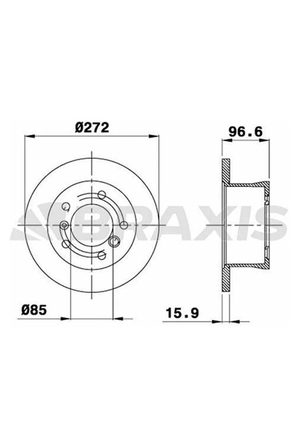 Fren Diski Arka Sprınter 96> LT28 LT46 LT35 96> G-Class W461 09> W463 11>