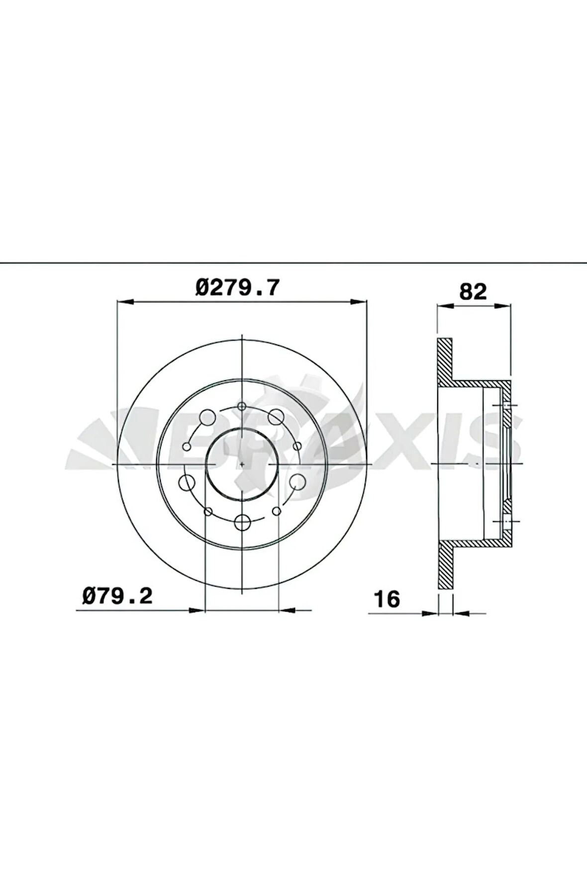 Fren Diski Arka Boxer Jumper Ducato (Tum Modeller) 18Q (16 Jant) 2.0 Hdı 2.2 Hdı 2.8hdı 2.