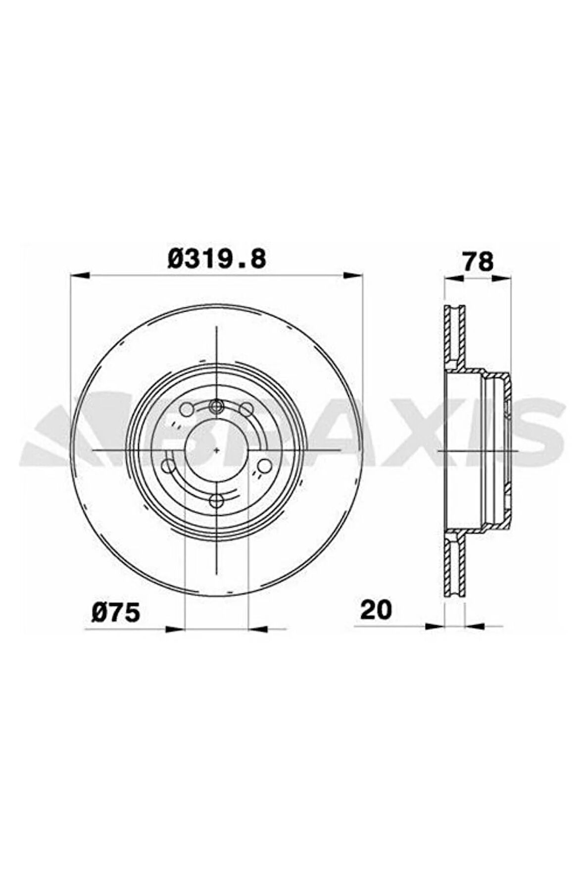 Fren Diski Arka Bmw X5 E70 Lcı F15 X6 E71 F16
