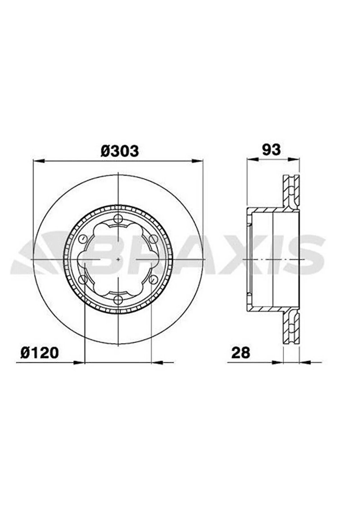 Fren Diski Arka Cıft Teker Crafter Sprınter 5t 06 / 06>