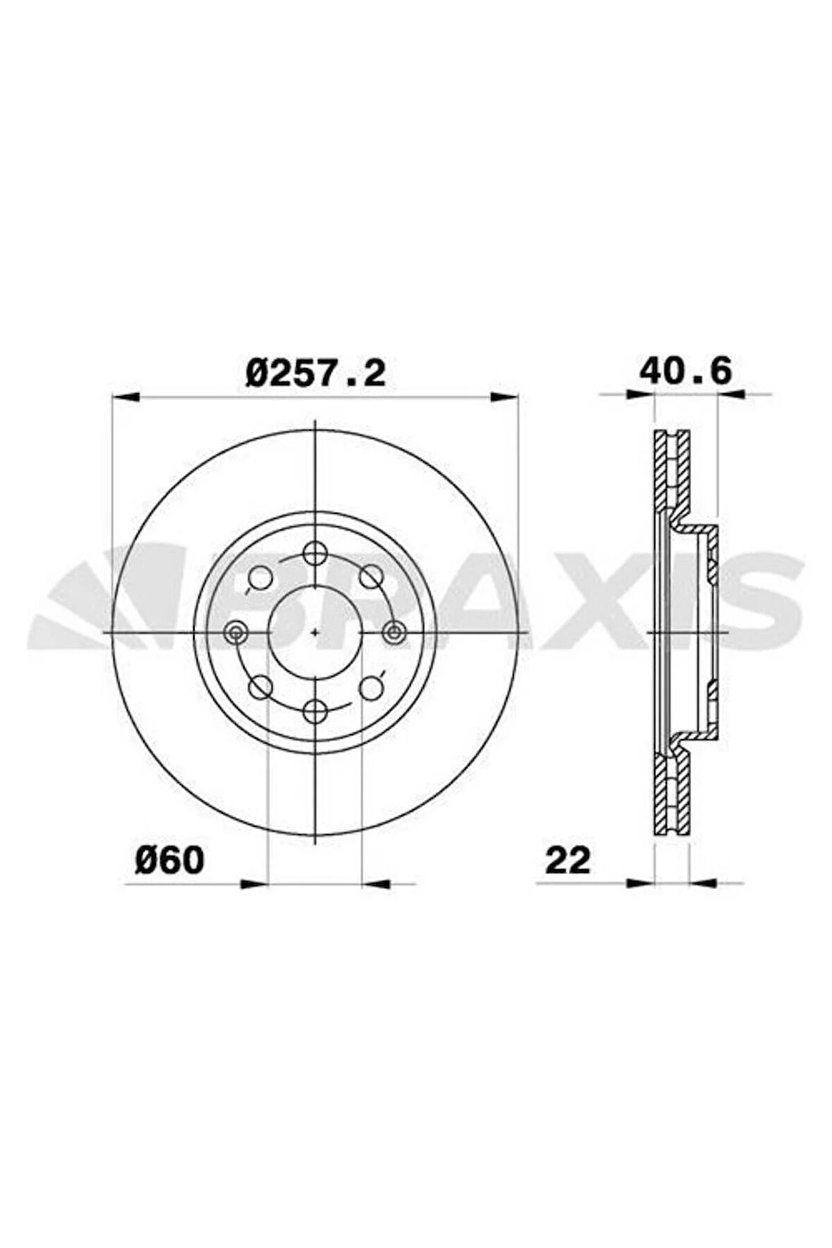 Fren Diski Ön Opel Adam Corsa 1.4ı 1.2ı