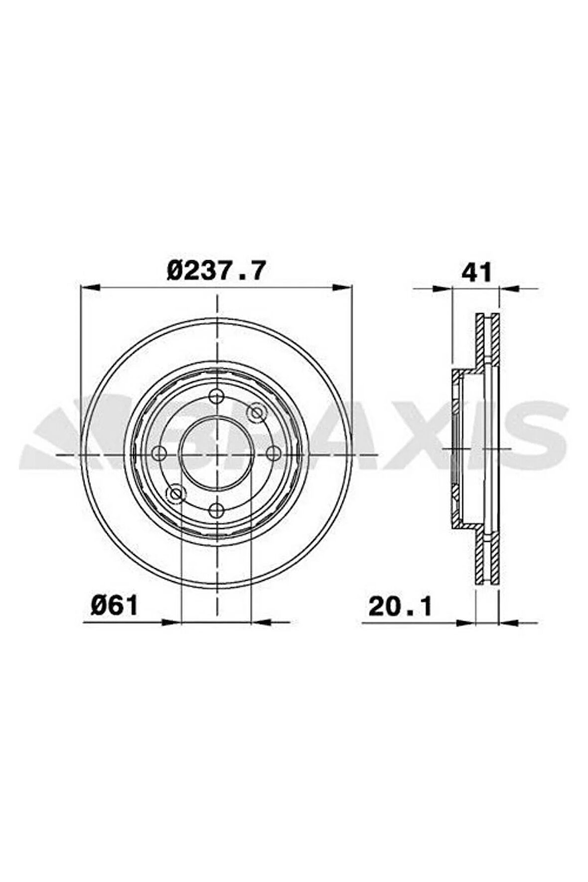 Fren Diski Ön Havalı R19 R21 Clıo I Iı Kangoo Megane I Symbol I 1.2 / 1.4 / 1.5 / 1.6 / 1.9 (Kucuk)