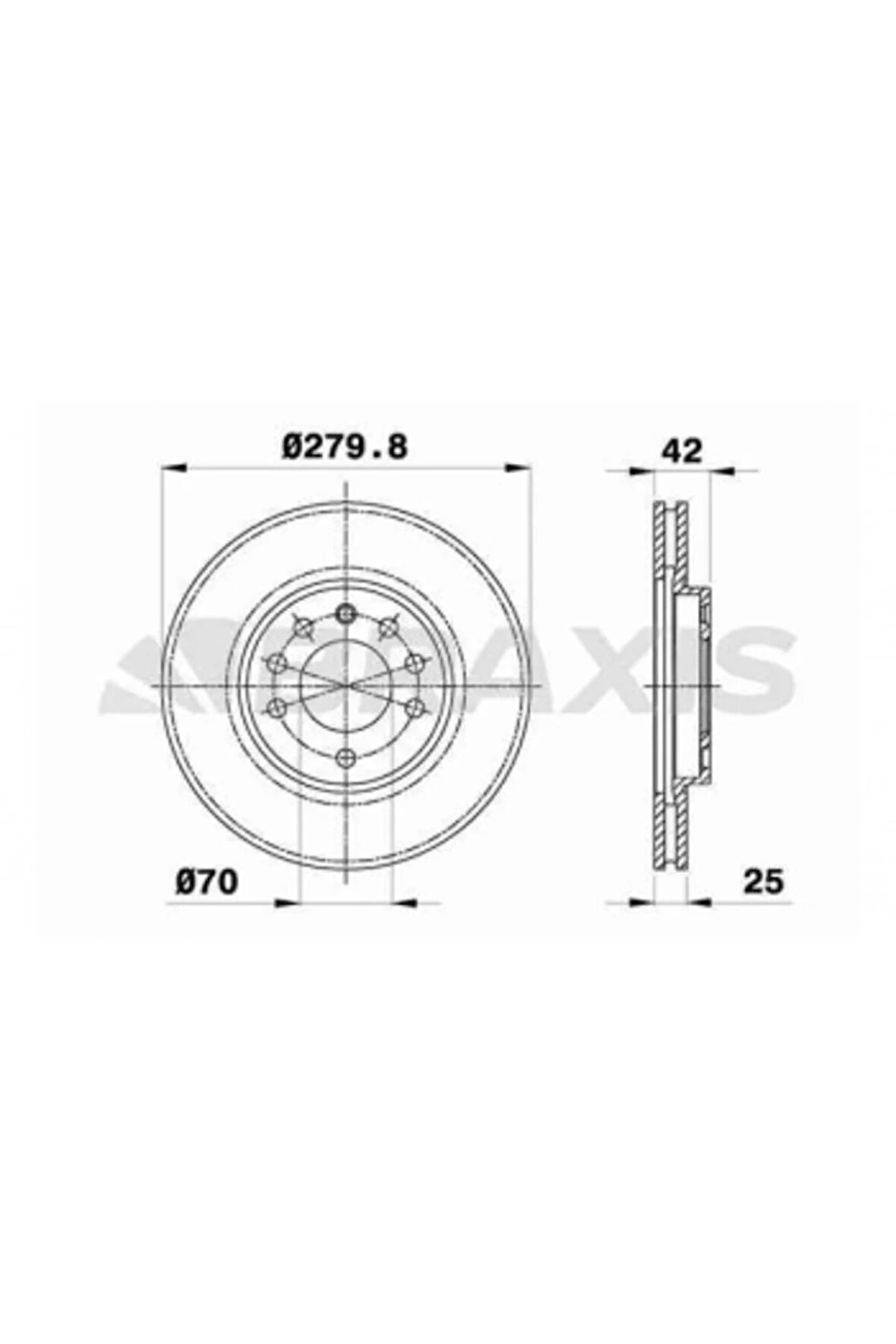Opel On Fren Disk Aynası 5 Bijon Astra G Astra H Corsa C Meriva A - Ae0020