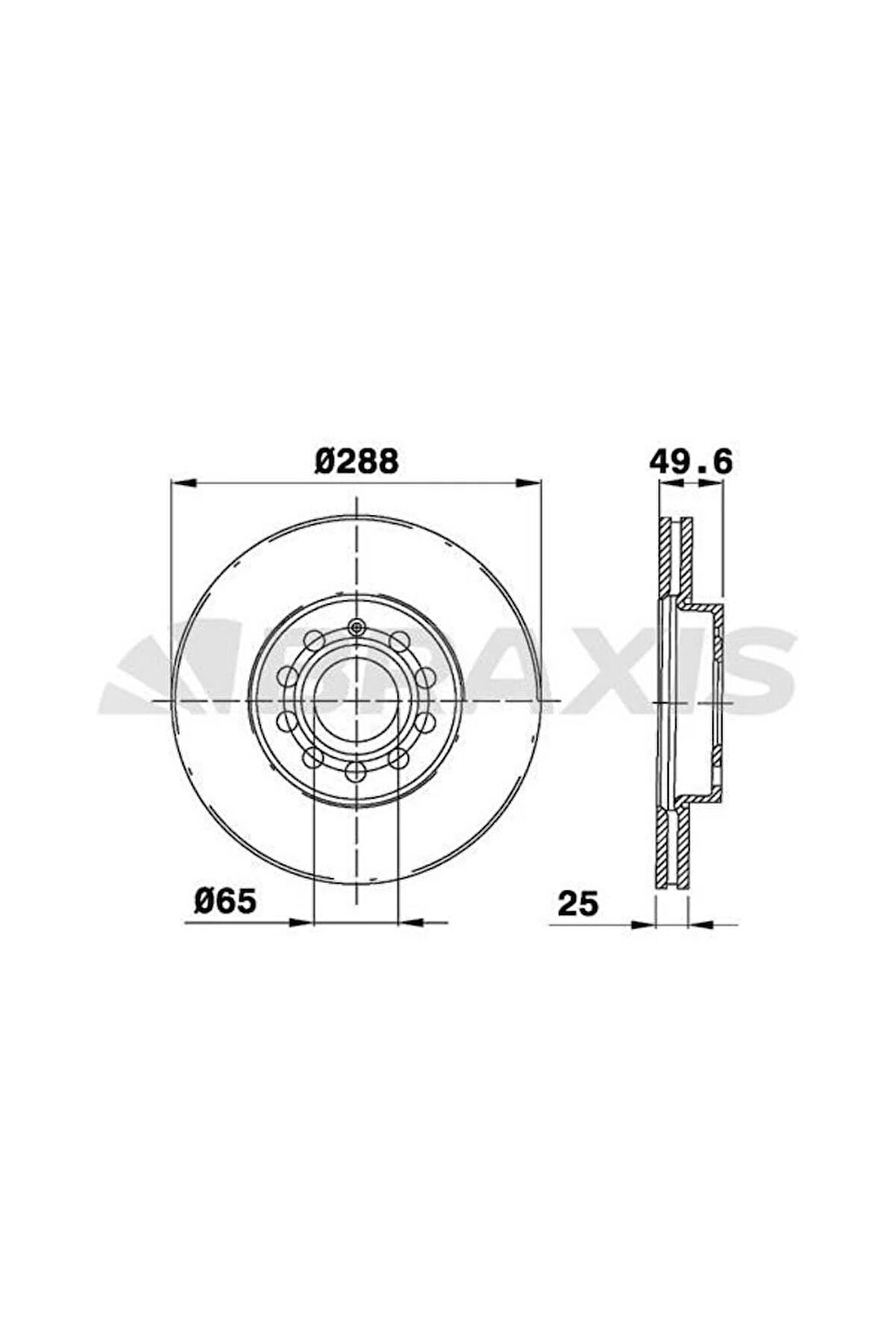 Fren Diski Ön Caddy Iıı 1,4 / 1,6 / 1,9Tdı,2,0Sdı A3 1,6 / 1,6 Fsı 1,9Tdı 2,0Fsı 2,0Tdı 05 / 03>