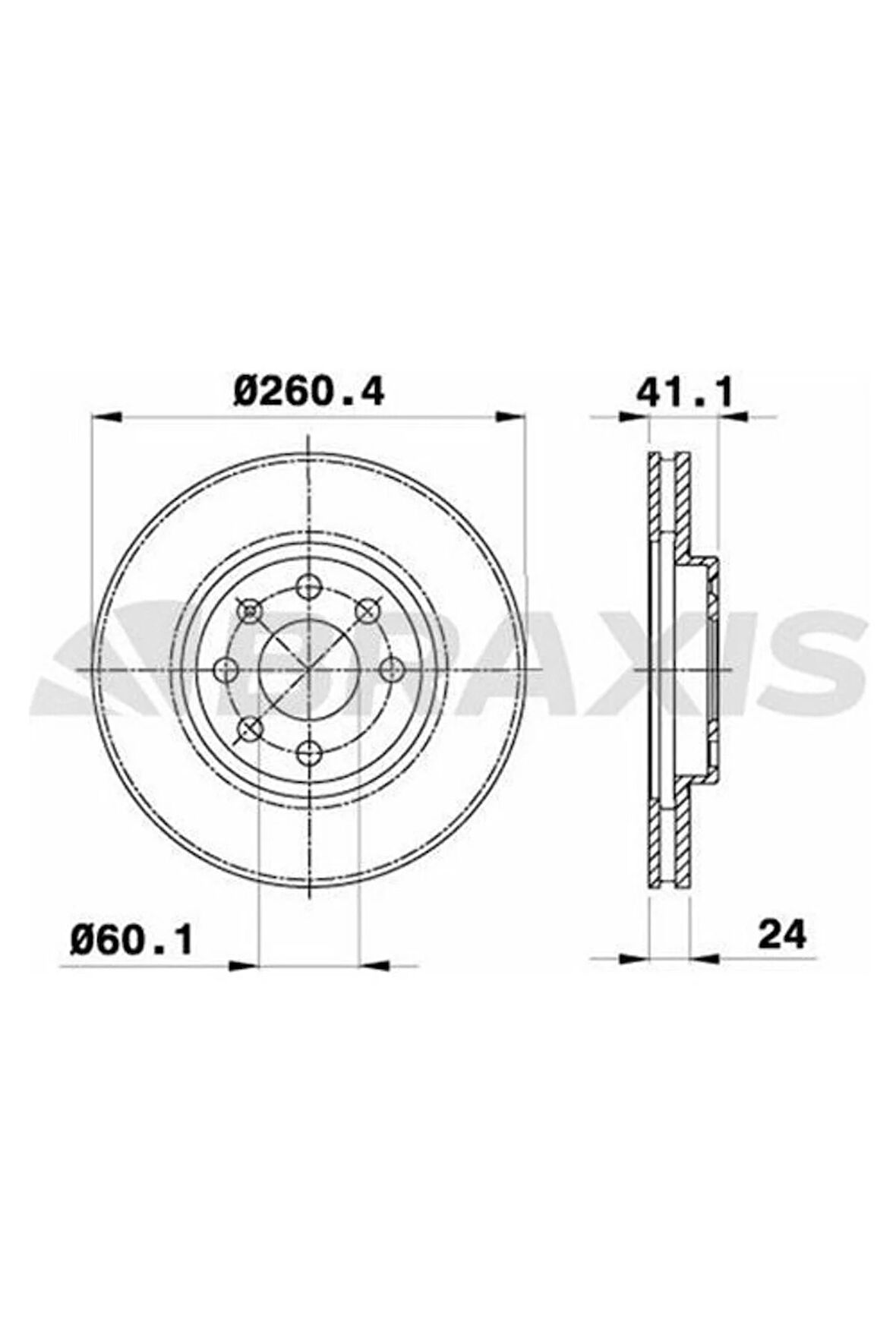 Fren Diski Ön (4 Bıjon) Corsa C Combo C Tıgra B Merıva A