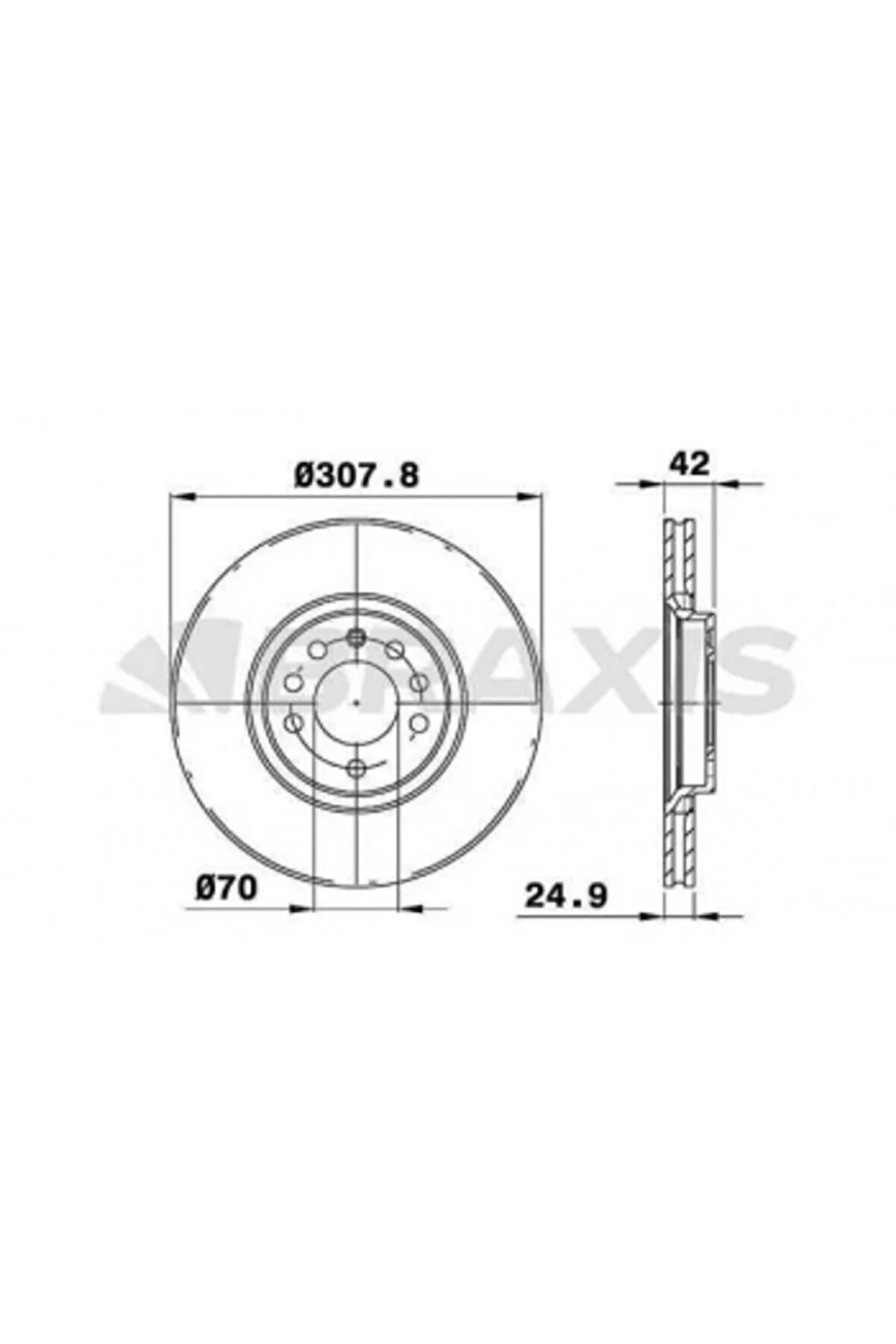 Opel On Fren Disk Aynası (5 Bijon) Astra G / H Zafıra B Corsa D Corsa E Zafıra B Adam - A