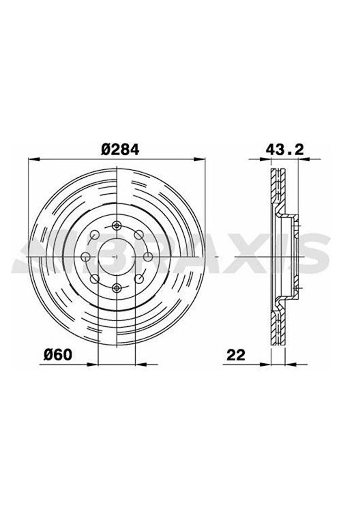 On Fren Diski 15 Inch Corsa D Corsa E Adam Grande Punto Punto Evo